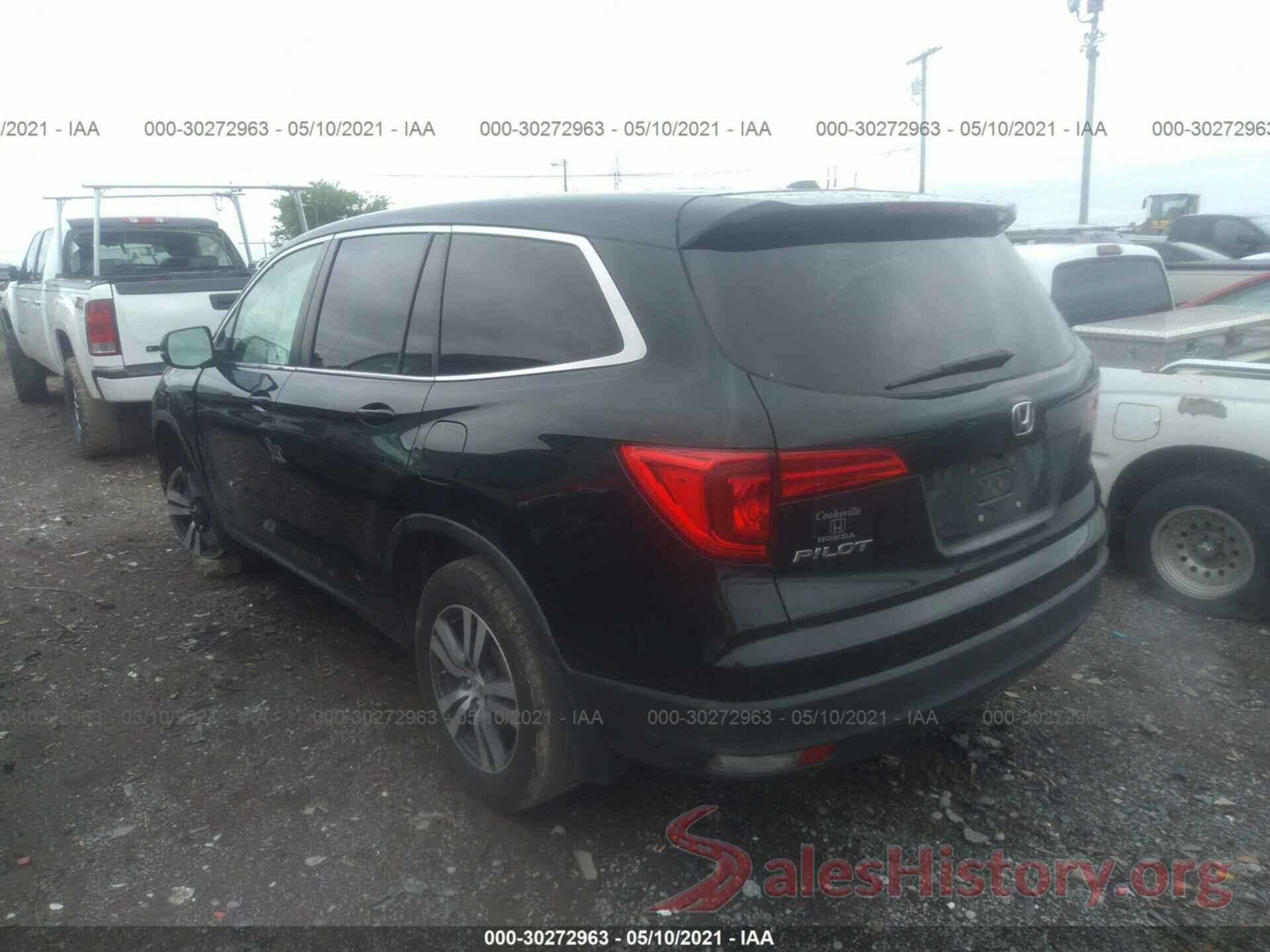 5FNYF5H7XGB052392 2016 HONDA PILOT