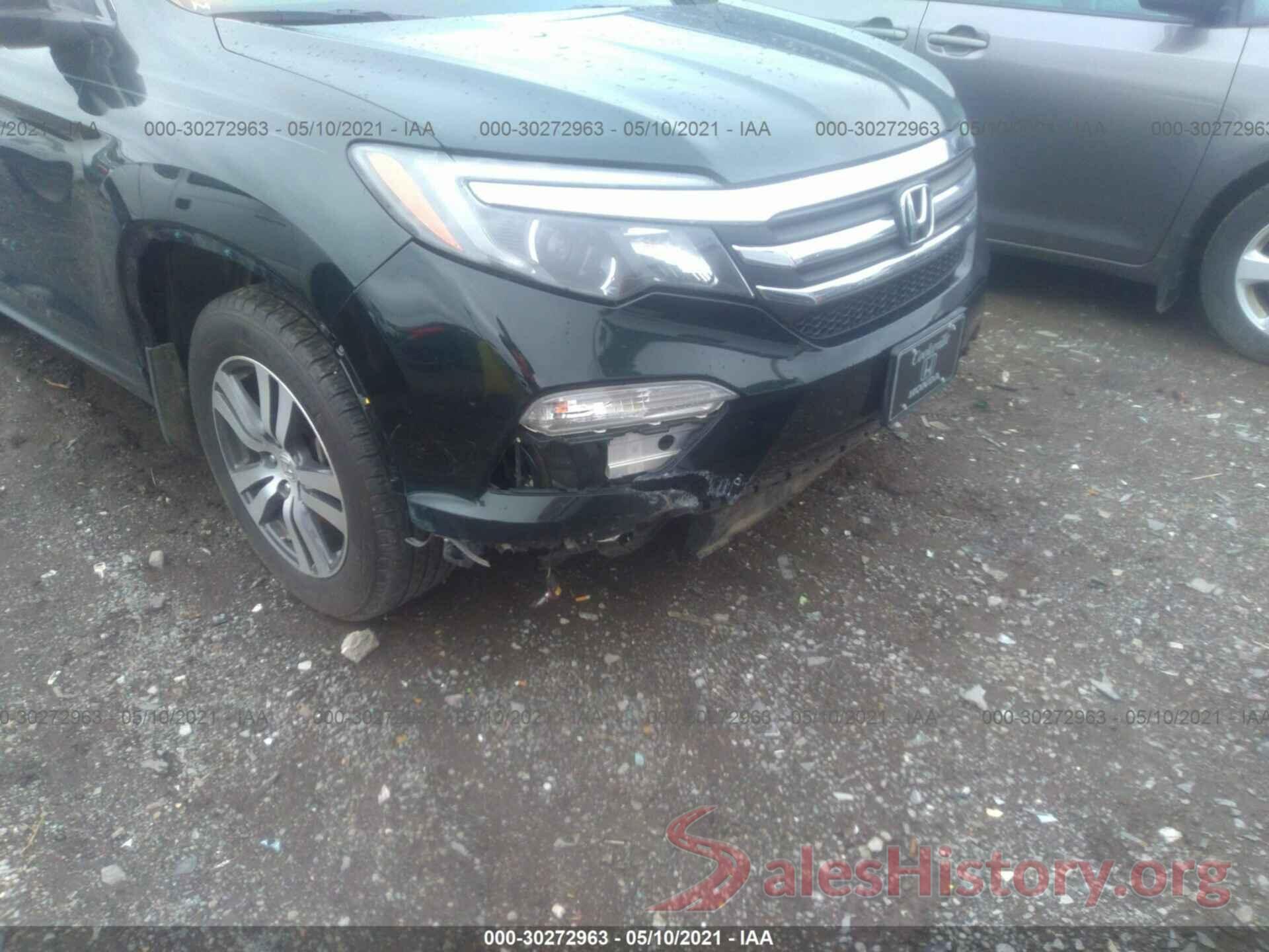 5FNYF5H7XGB052392 2016 HONDA PILOT