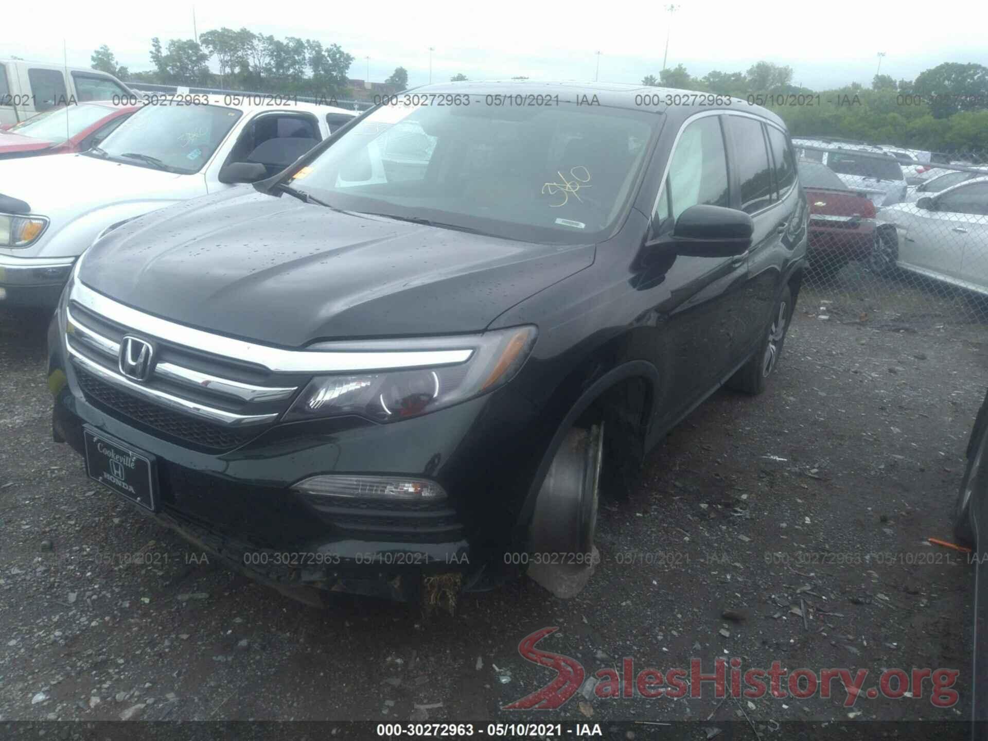 5FNYF5H7XGB052392 2016 HONDA PILOT