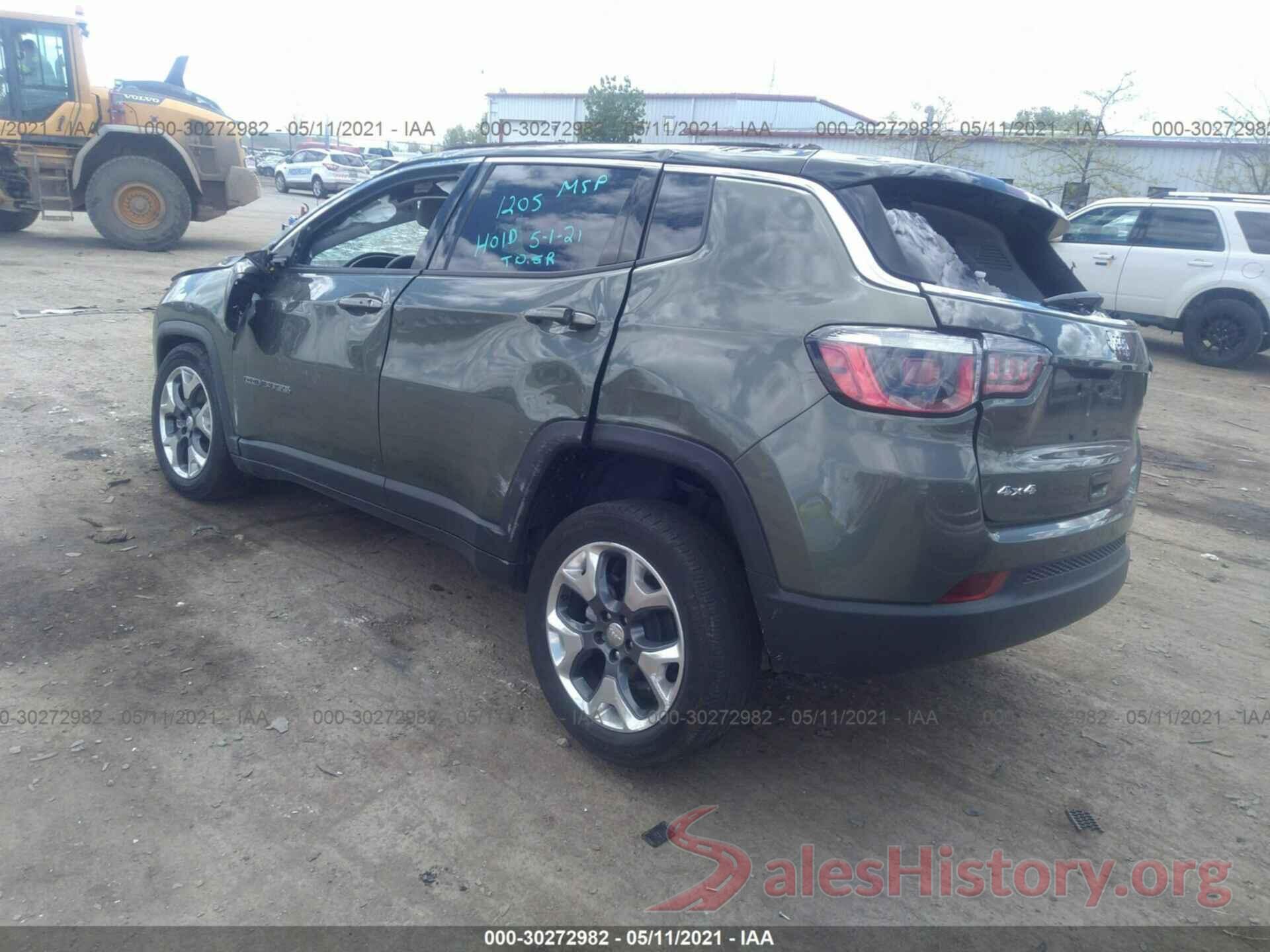 3C4NJDCB0LT161205 2020 JEEP COMPASS