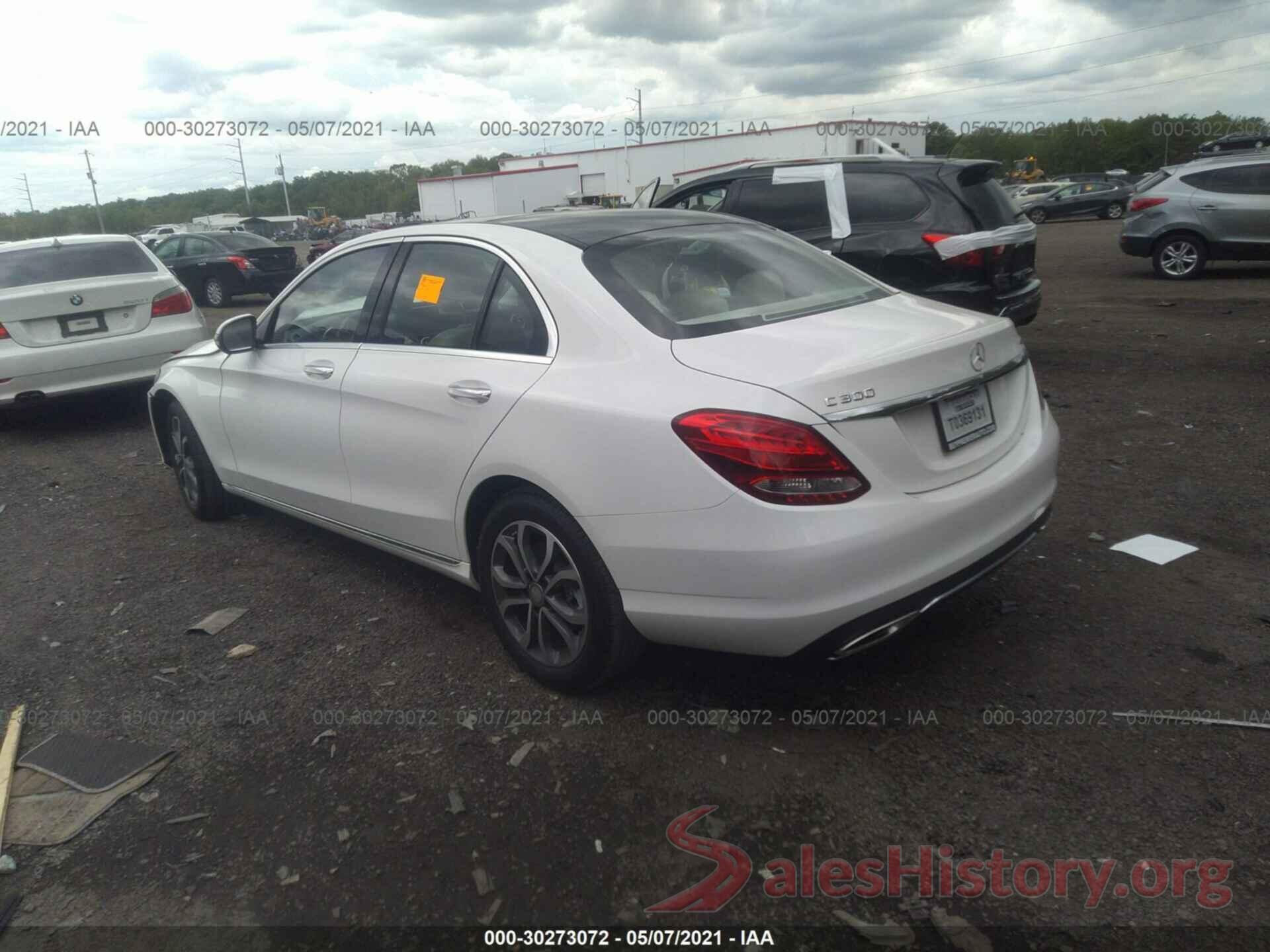 55SWF4KB9GU153100 2016 MERCEDES-BENZ C-CLASS