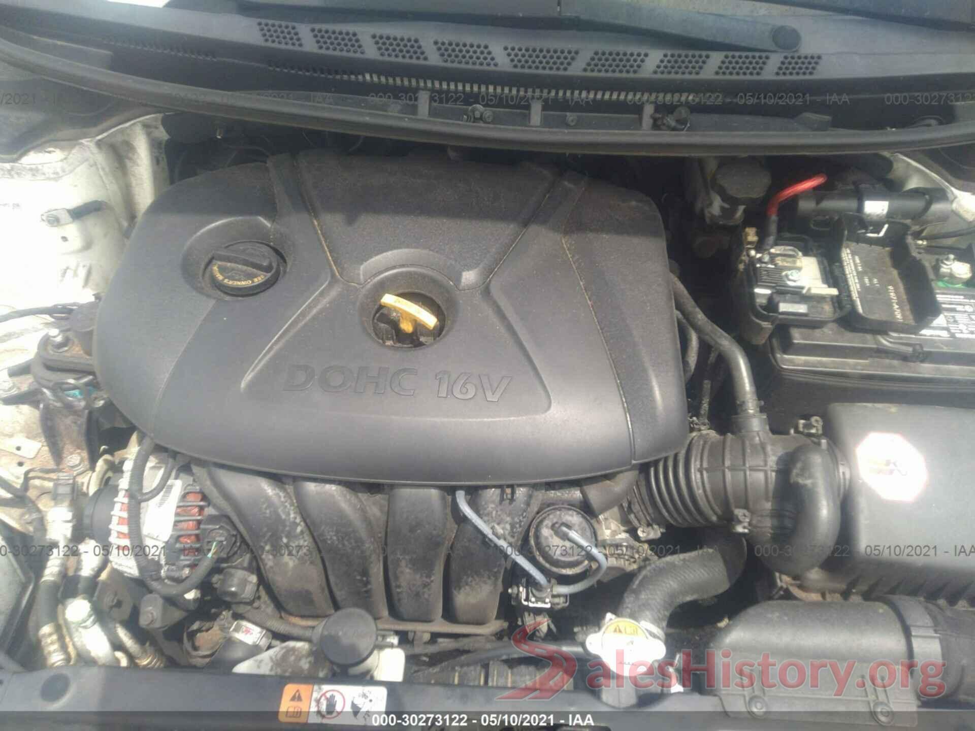 KNAFK4A61G5587480 2016 KIA FORTE