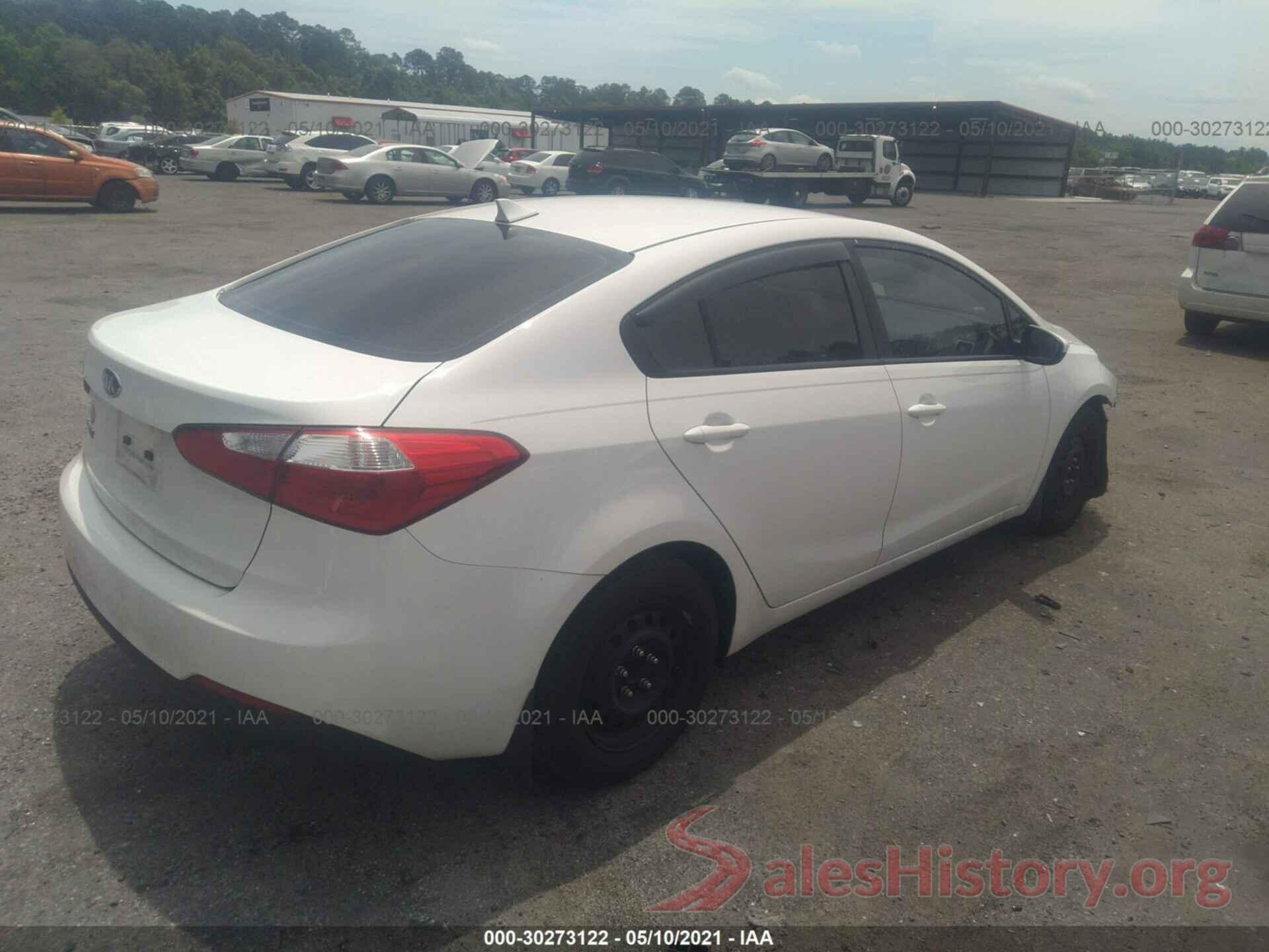 KNAFK4A61G5587480 2016 KIA FORTE