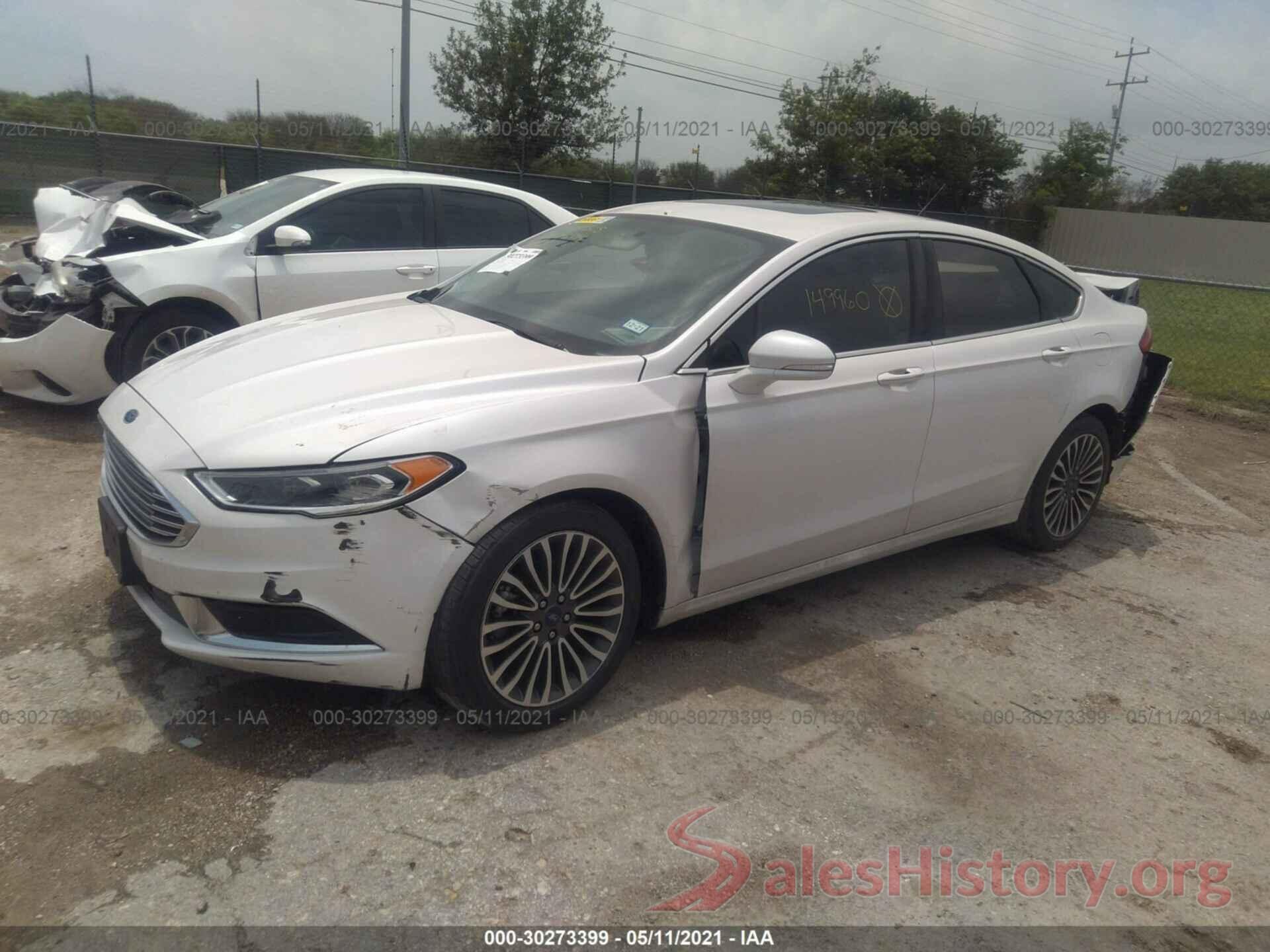 3FA6P0HD1JR149960 2018 FORD FUSION