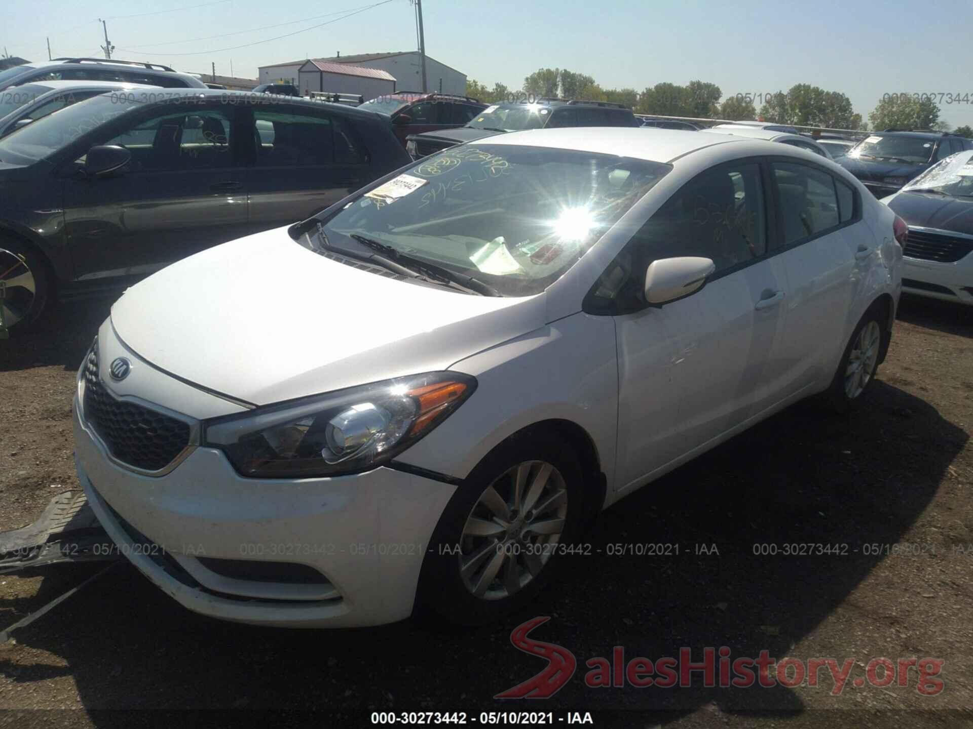 KNAFX4A6XG5491994 2016 KIA FORTE