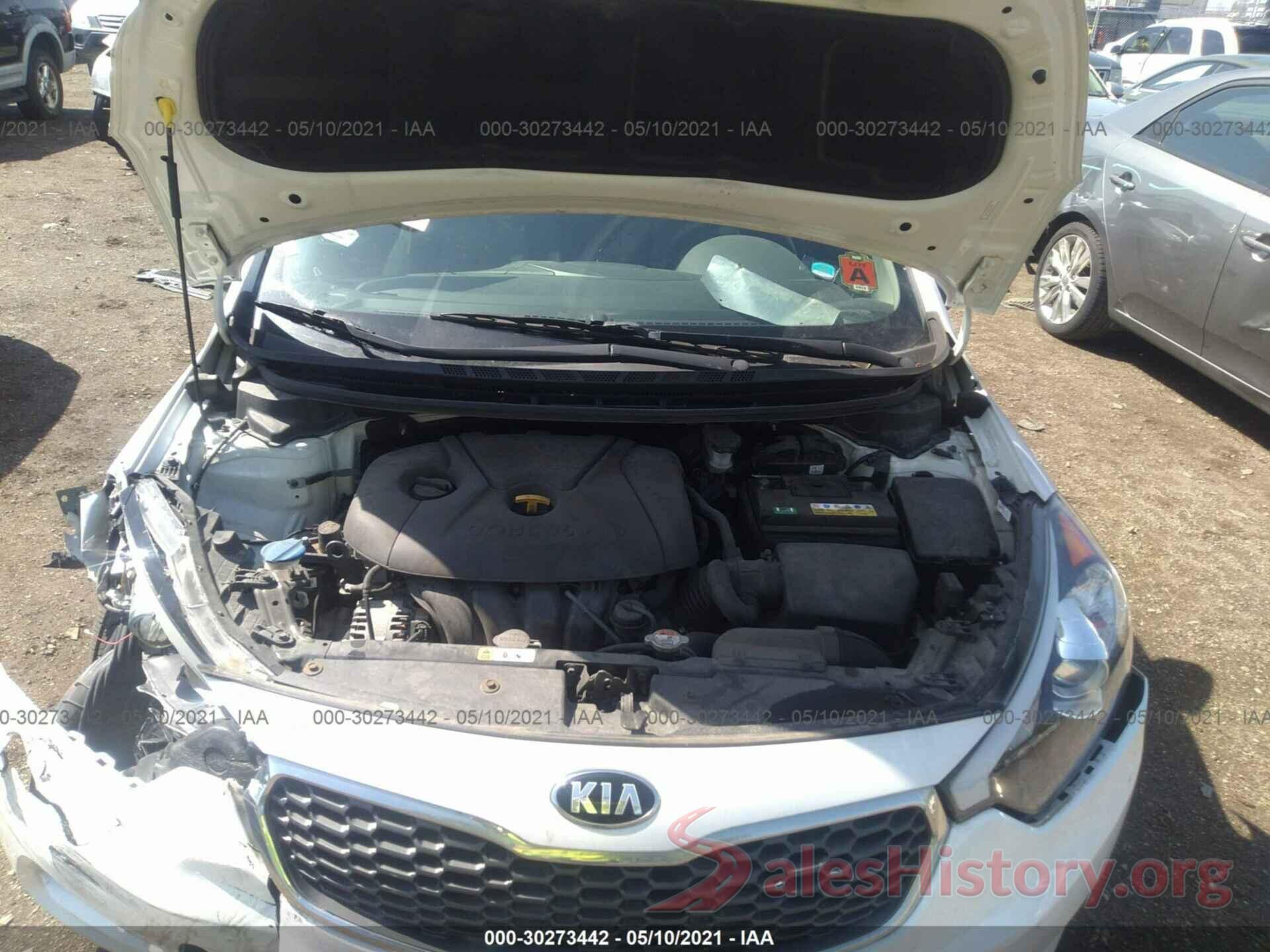 KNAFX4A6XG5491994 2016 KIA FORTE