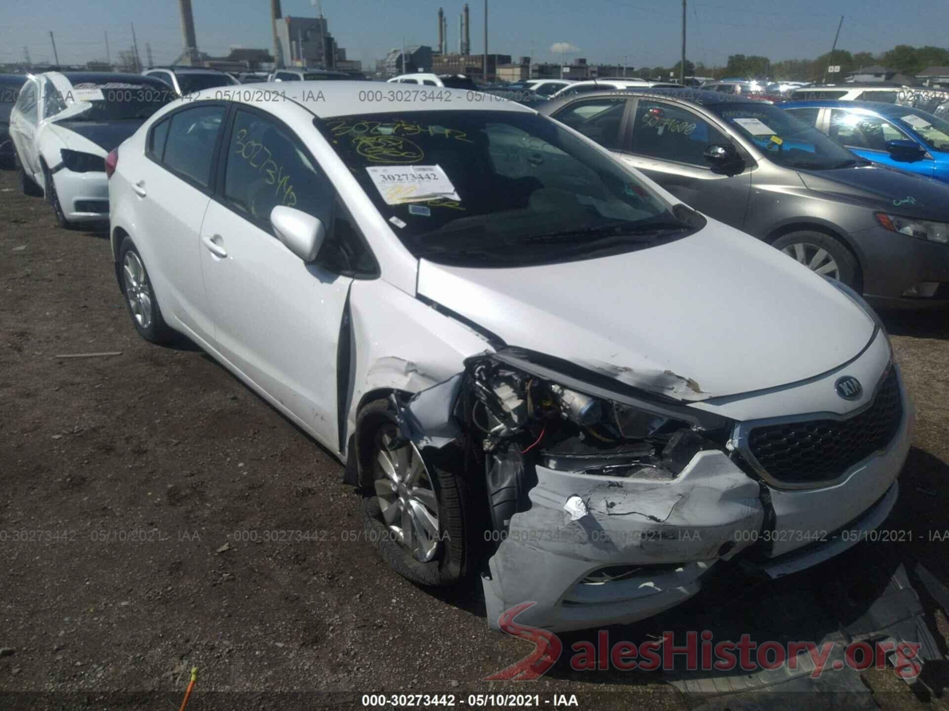 KNAFX4A6XG5491994 2016 KIA FORTE