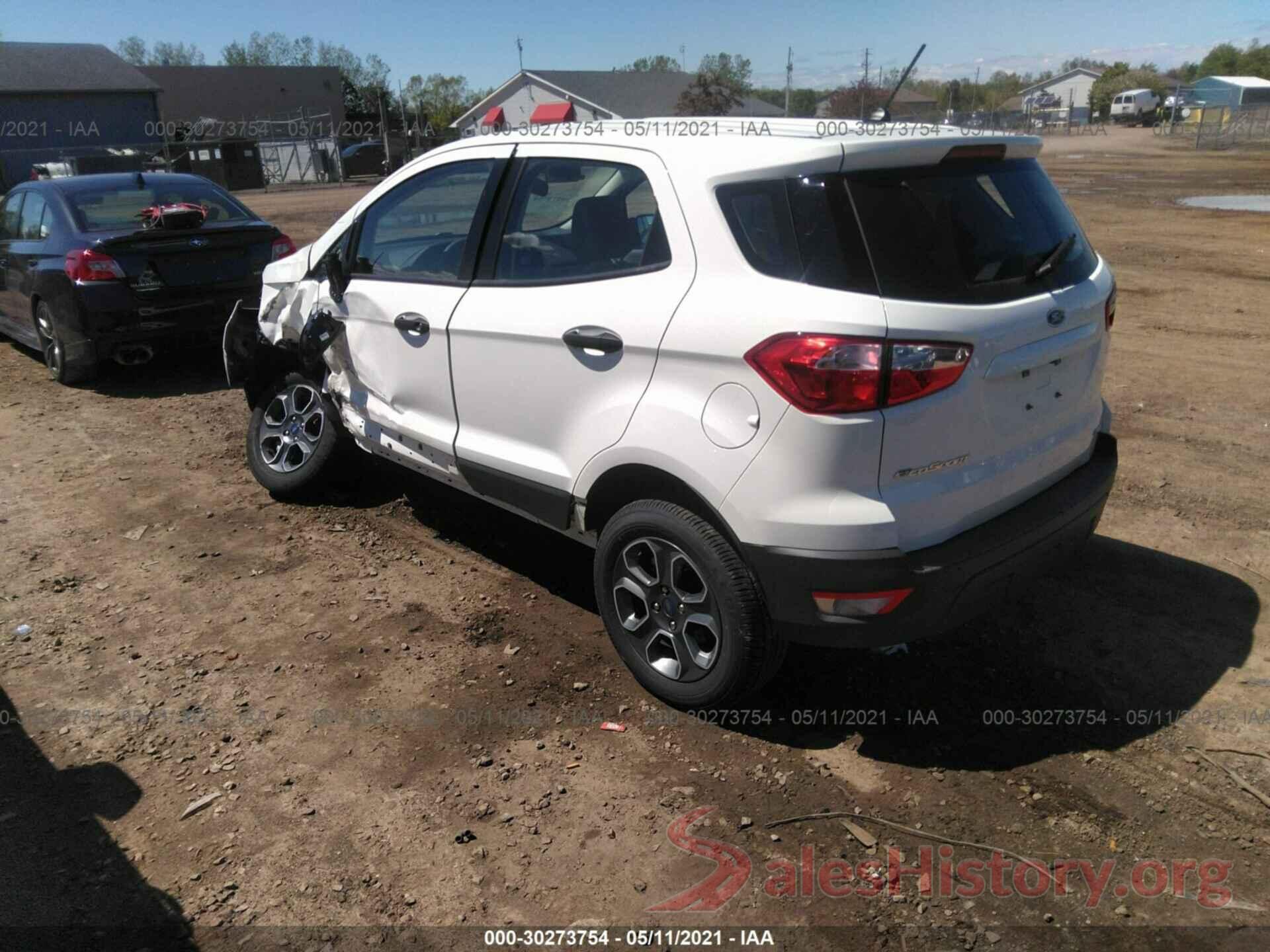 MAJ6S3FL0KC308798 2019 FORD ECOSPORT