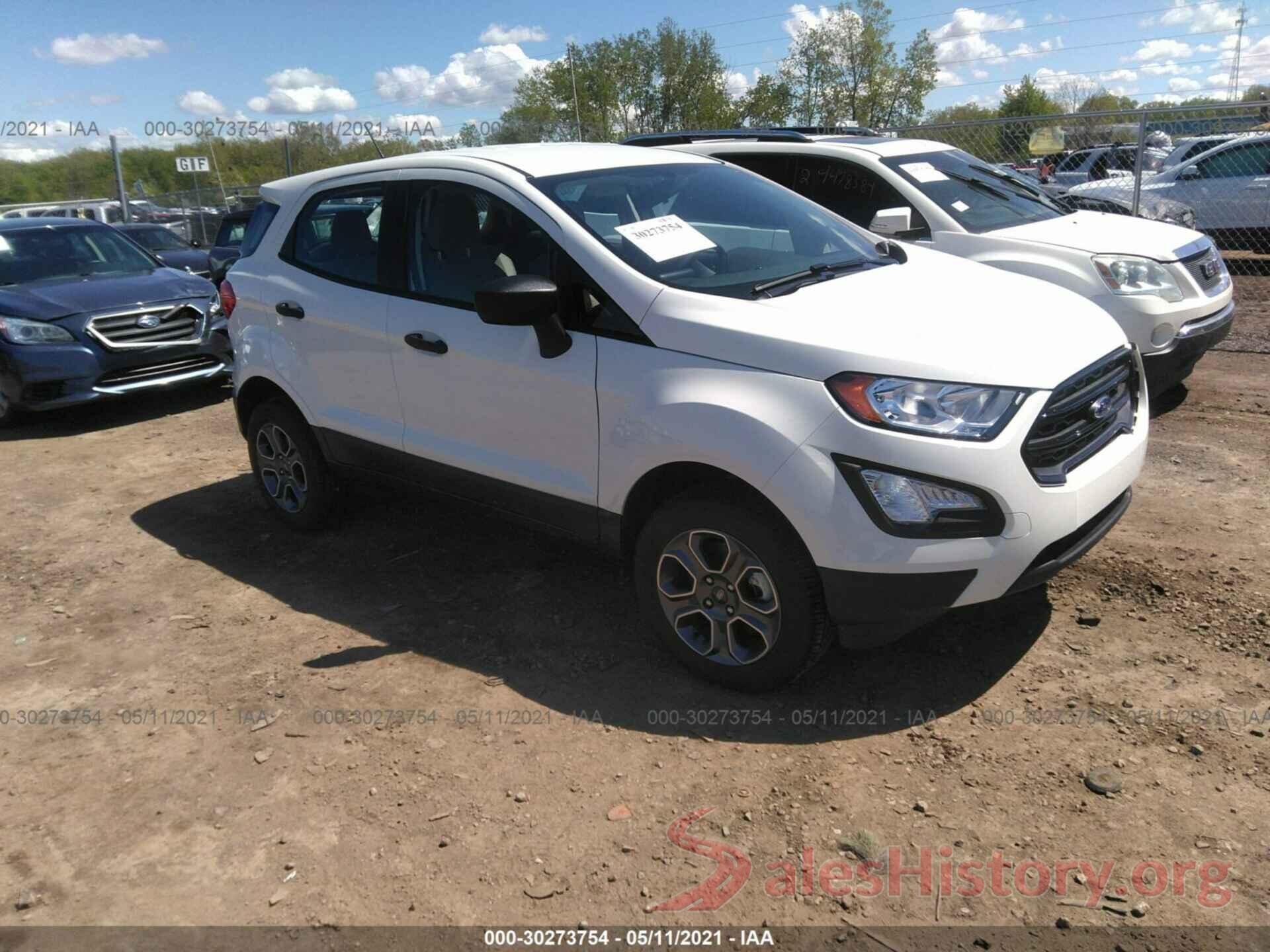 MAJ6S3FL0KC308798 2019 FORD ECOSPORT