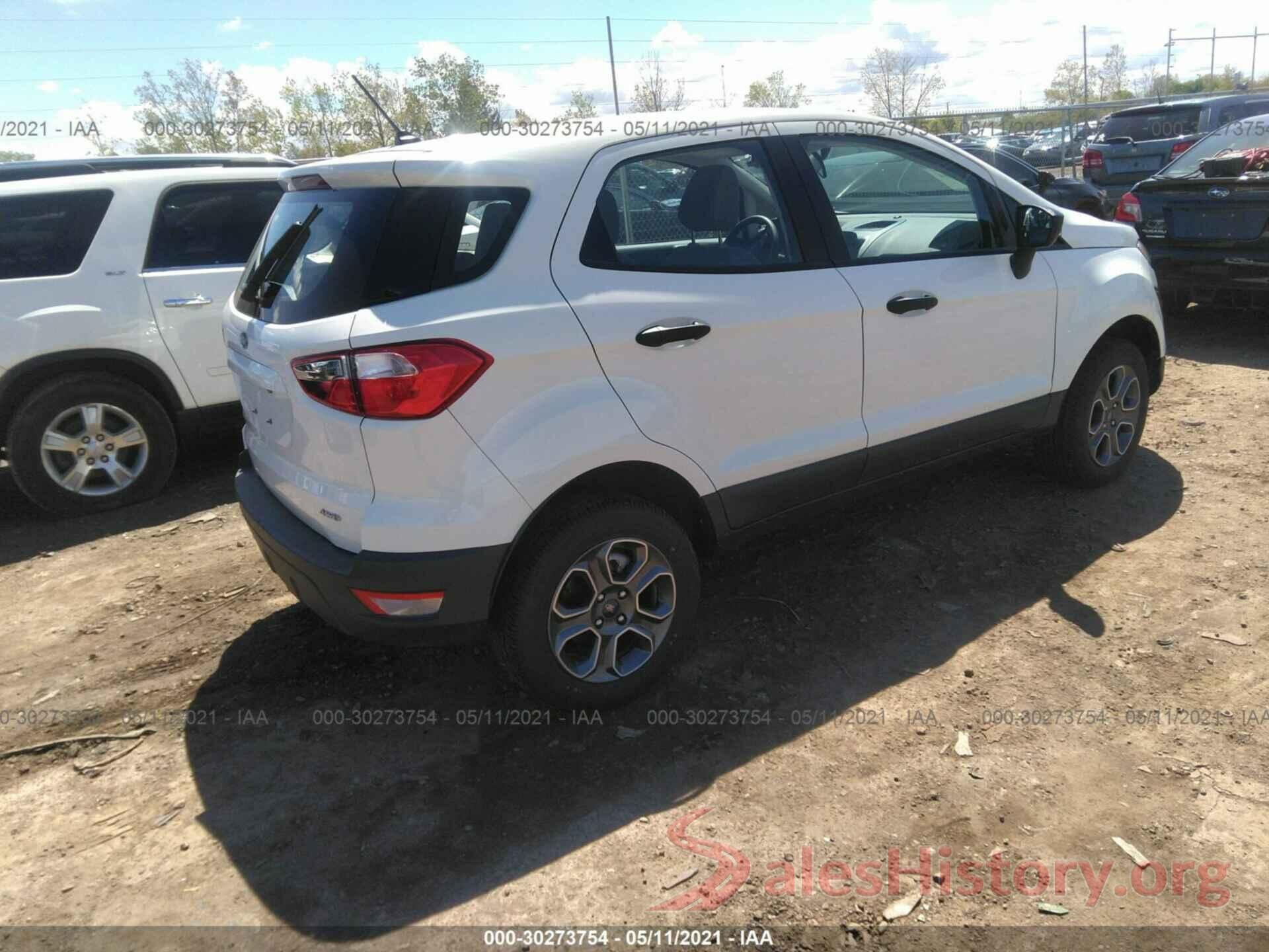 MAJ6S3FL0KC308798 2019 FORD ECOSPORT