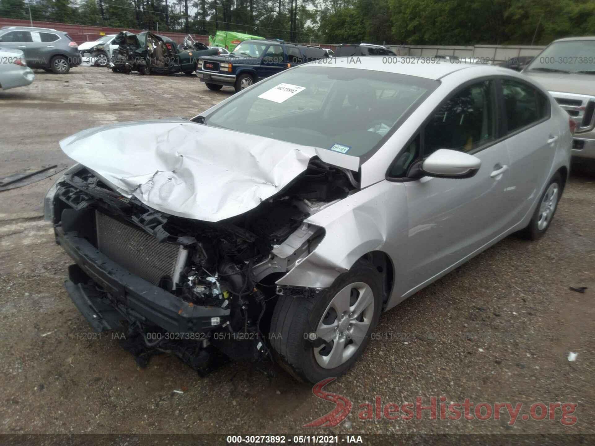 3KPFK4A7XJE266898 2018 KIA FORTE