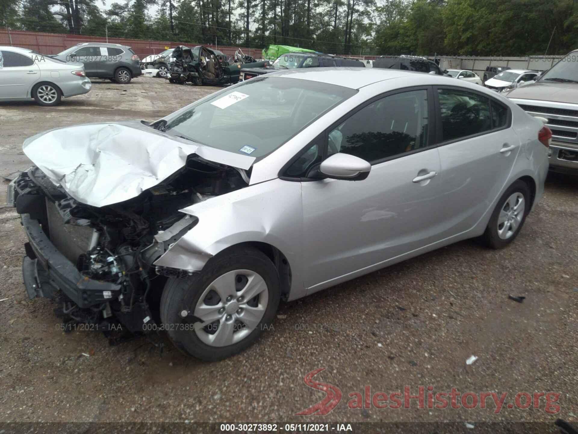 3KPFK4A7XJE266898 2018 KIA FORTE