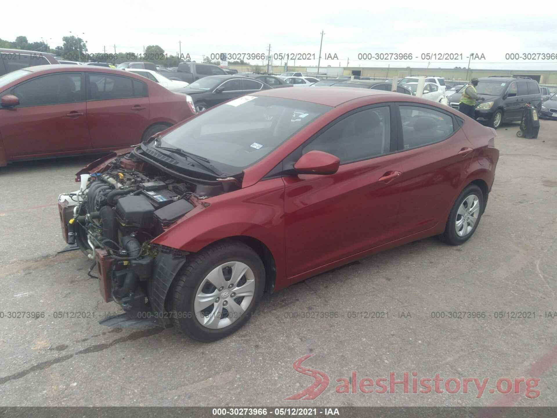 5NPDH4AE1GH778915 2016 HYUNDAI ELANTRA