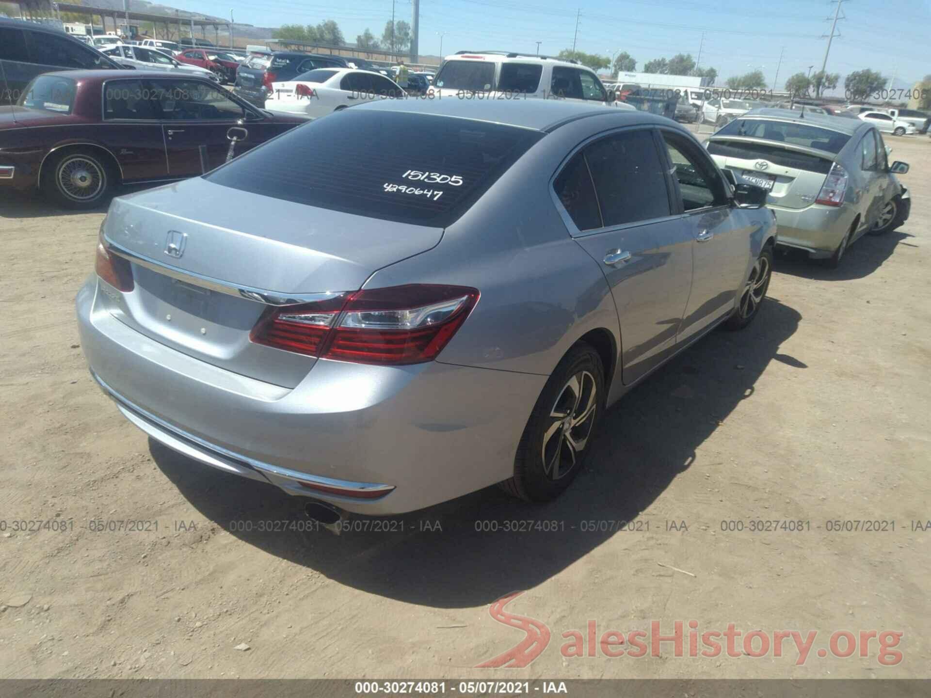 1HGCR2F35HA069645 2017 HONDA ACCORD SEDAN