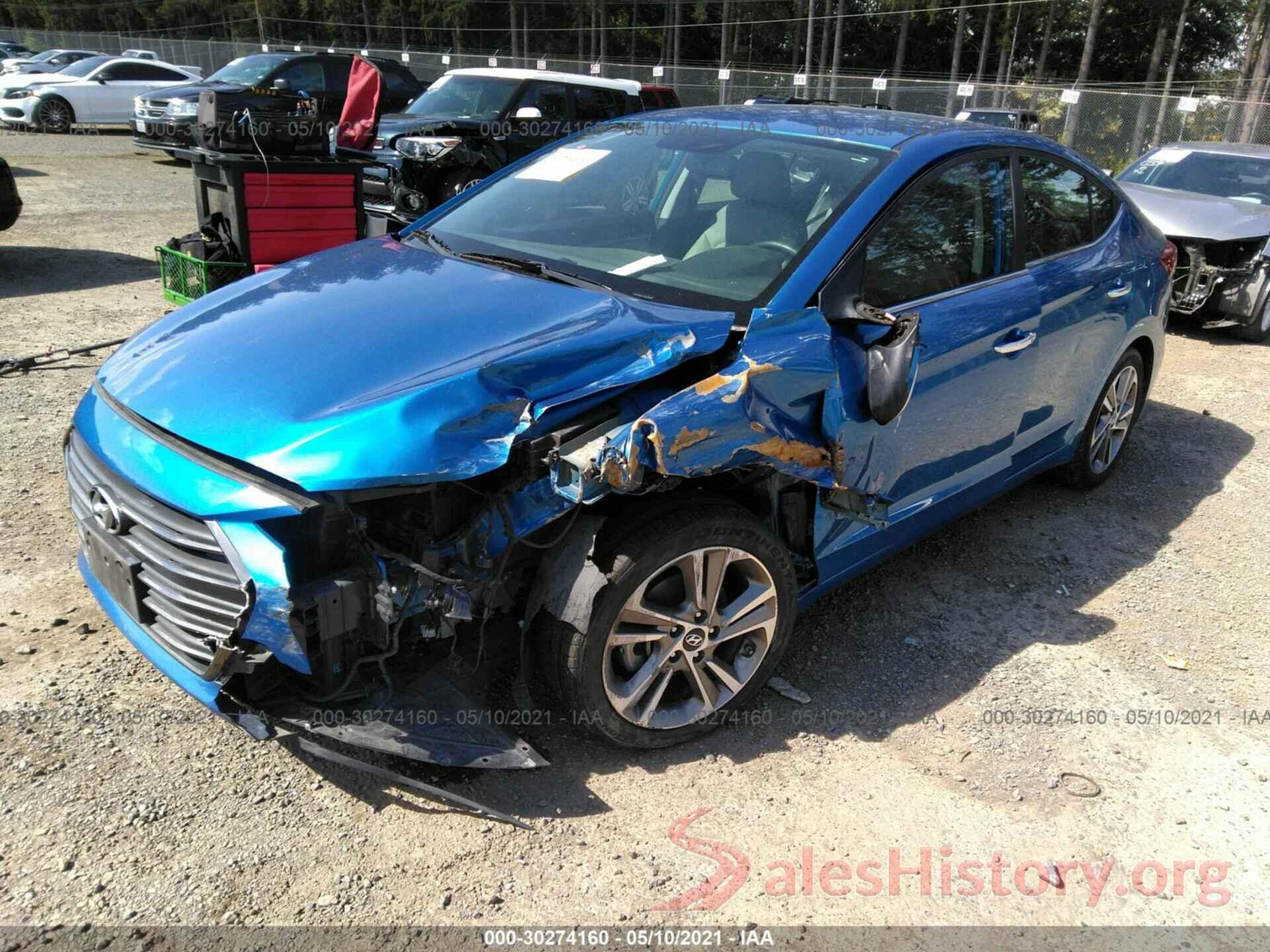 5NPD84LF6HH036873 2017 HYUNDAI ELANTRA