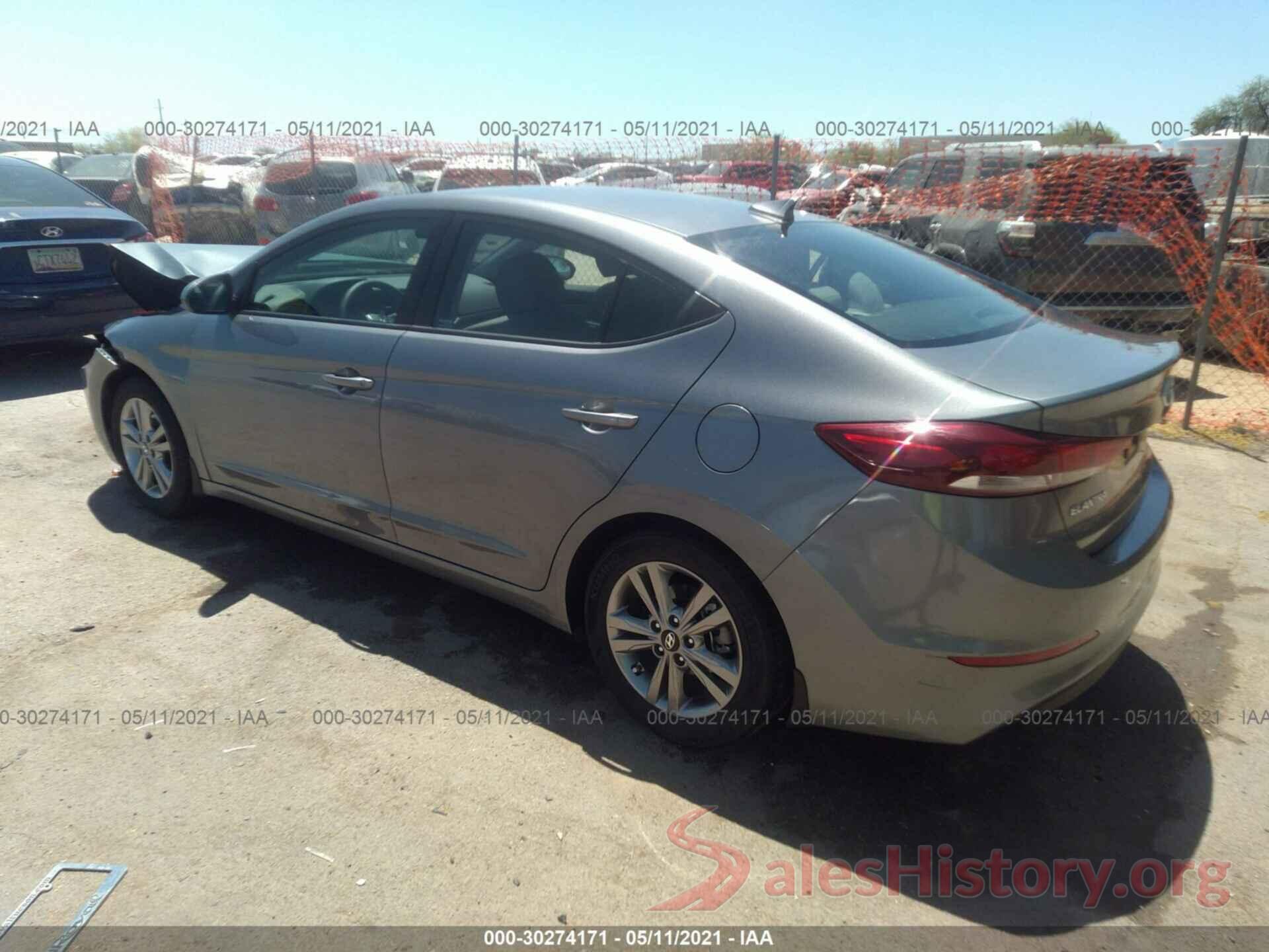 KMHD84LF0JU592071 2018 HYUNDAI ELANTRA