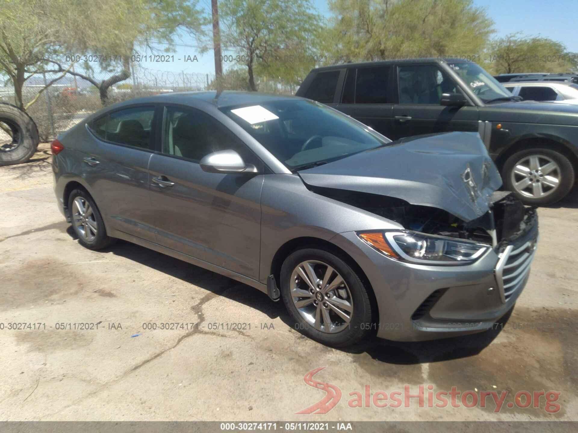 KMHD84LF0JU592071 2018 HYUNDAI ELANTRA