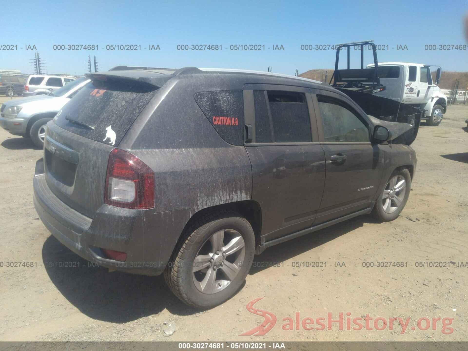 1C4NJDBB5GD636019 2016 JEEP COMPASS