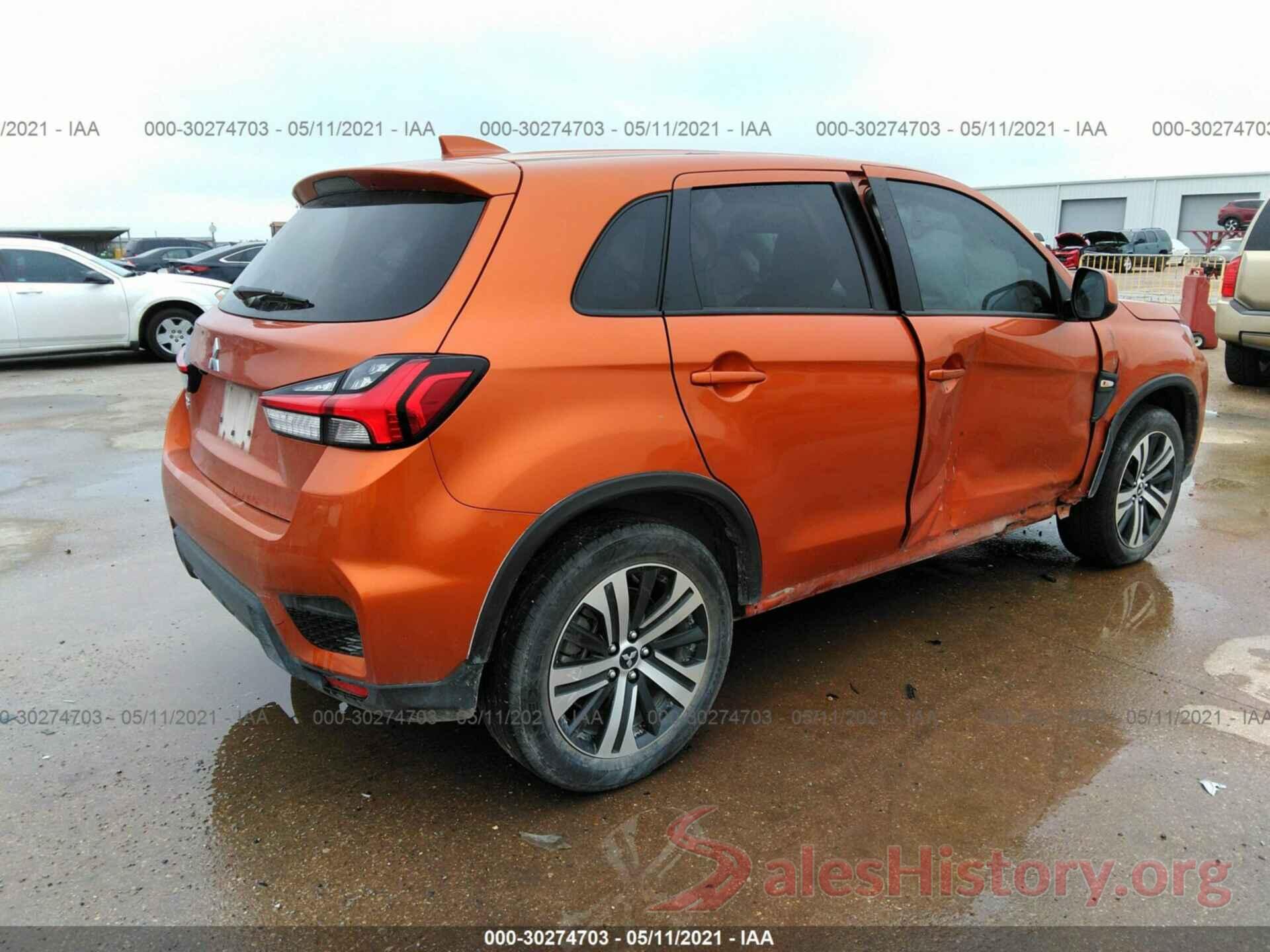 JA4AP3AU7LU003035 2020 MITSUBISHI OUTLANDER SPORT