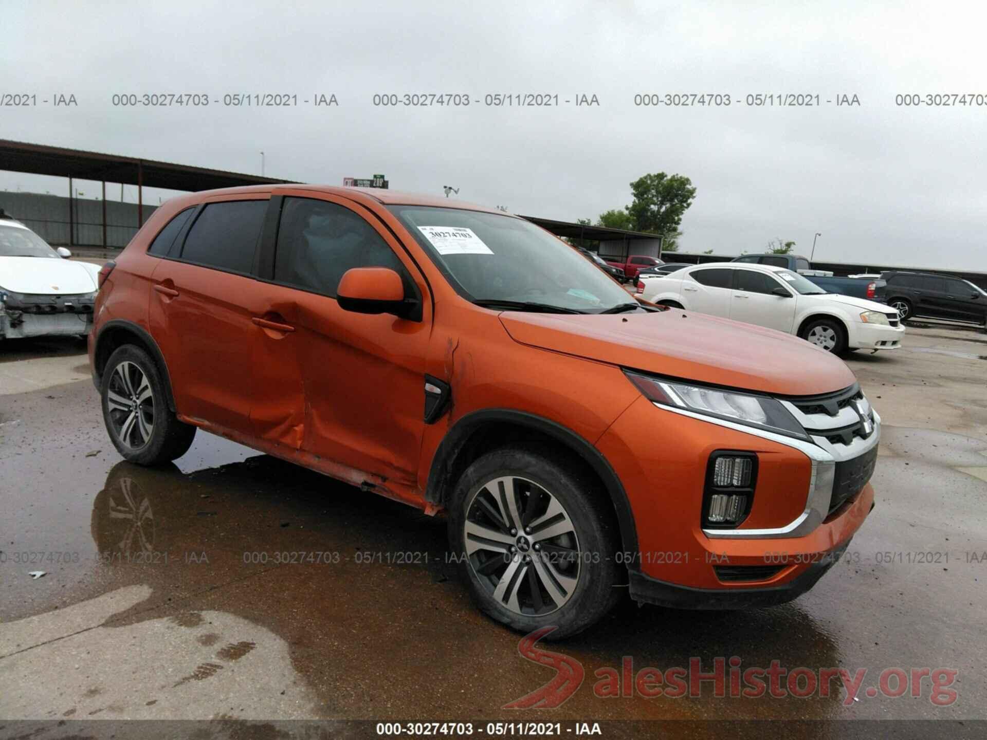 JA4AP3AU7LU003035 2020 MITSUBISHI OUTLANDER SPORT