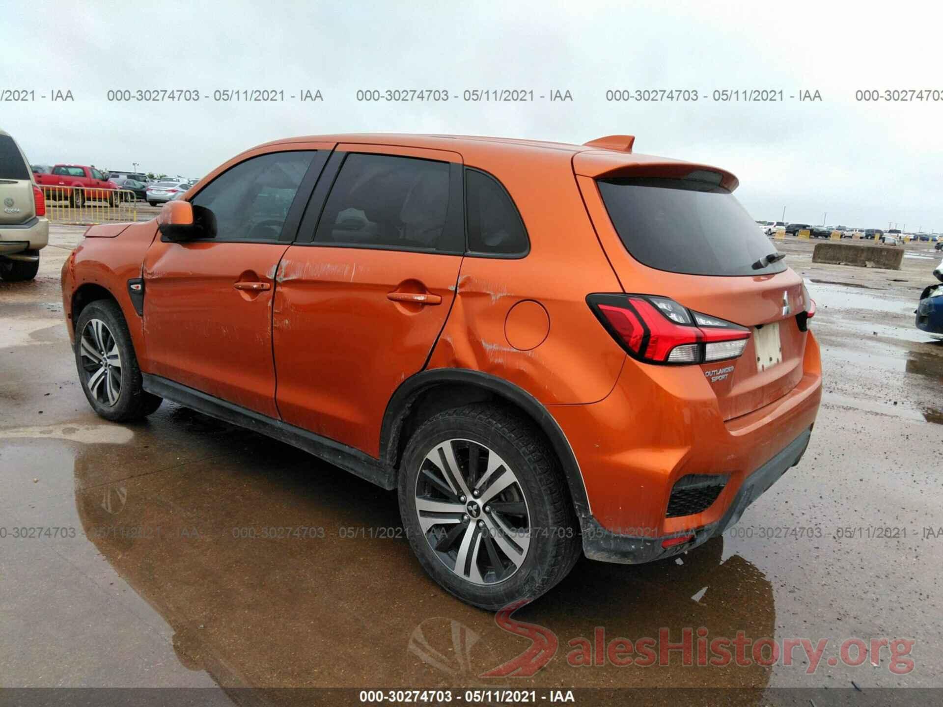 JA4AP3AU7LU003035 2020 MITSUBISHI OUTLANDER SPORT