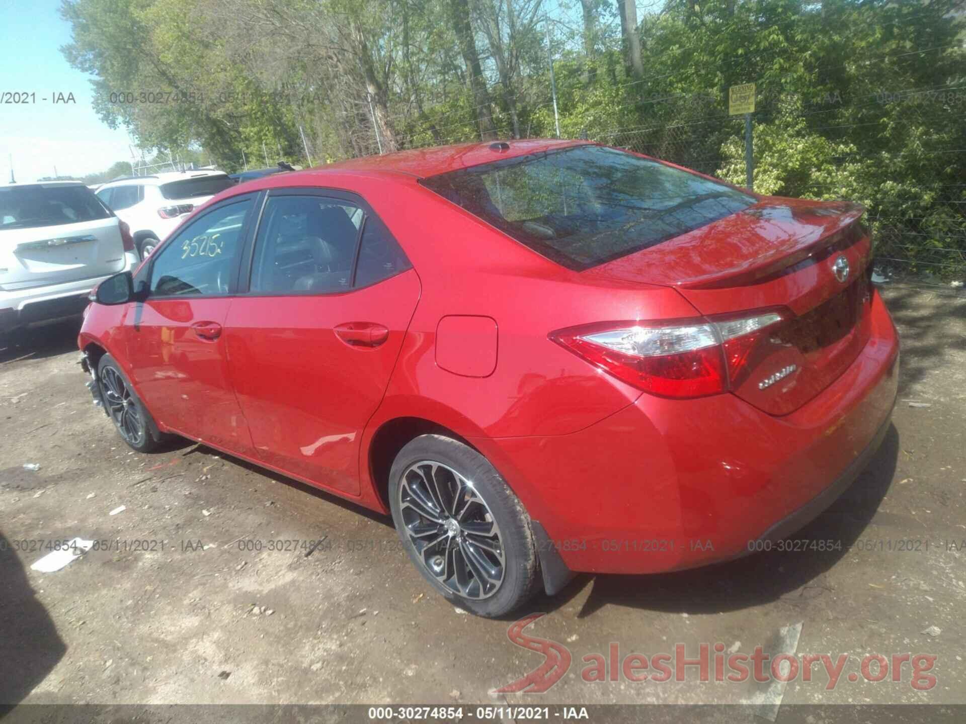 2T1BURHE0GC629677 2016 TOYOTA COROLLA