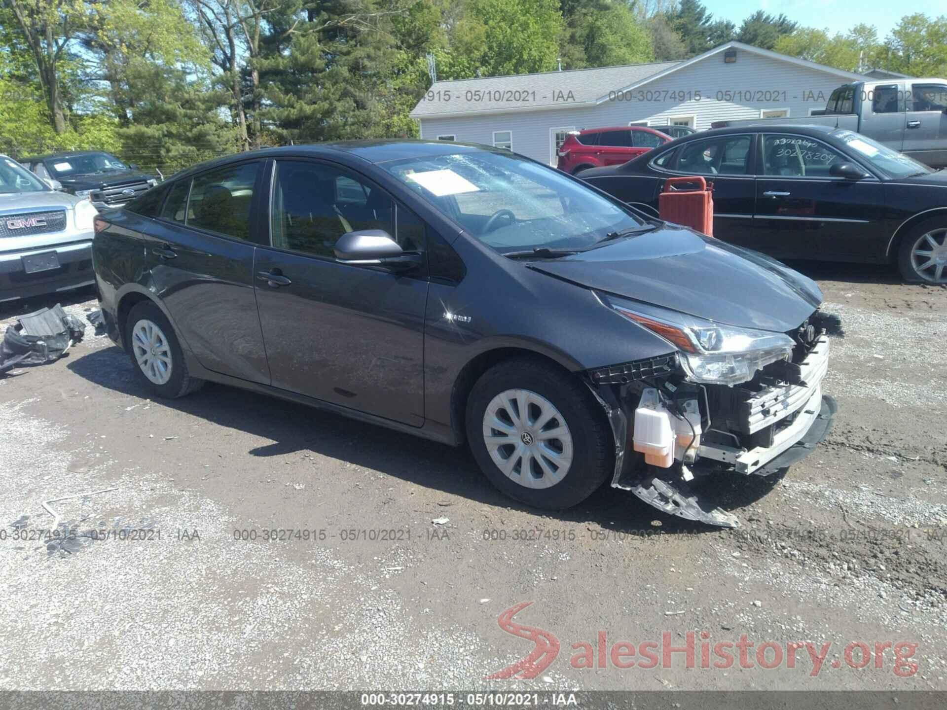 JTDKARFU3K3080089 2019 TOYOTA PRIUS