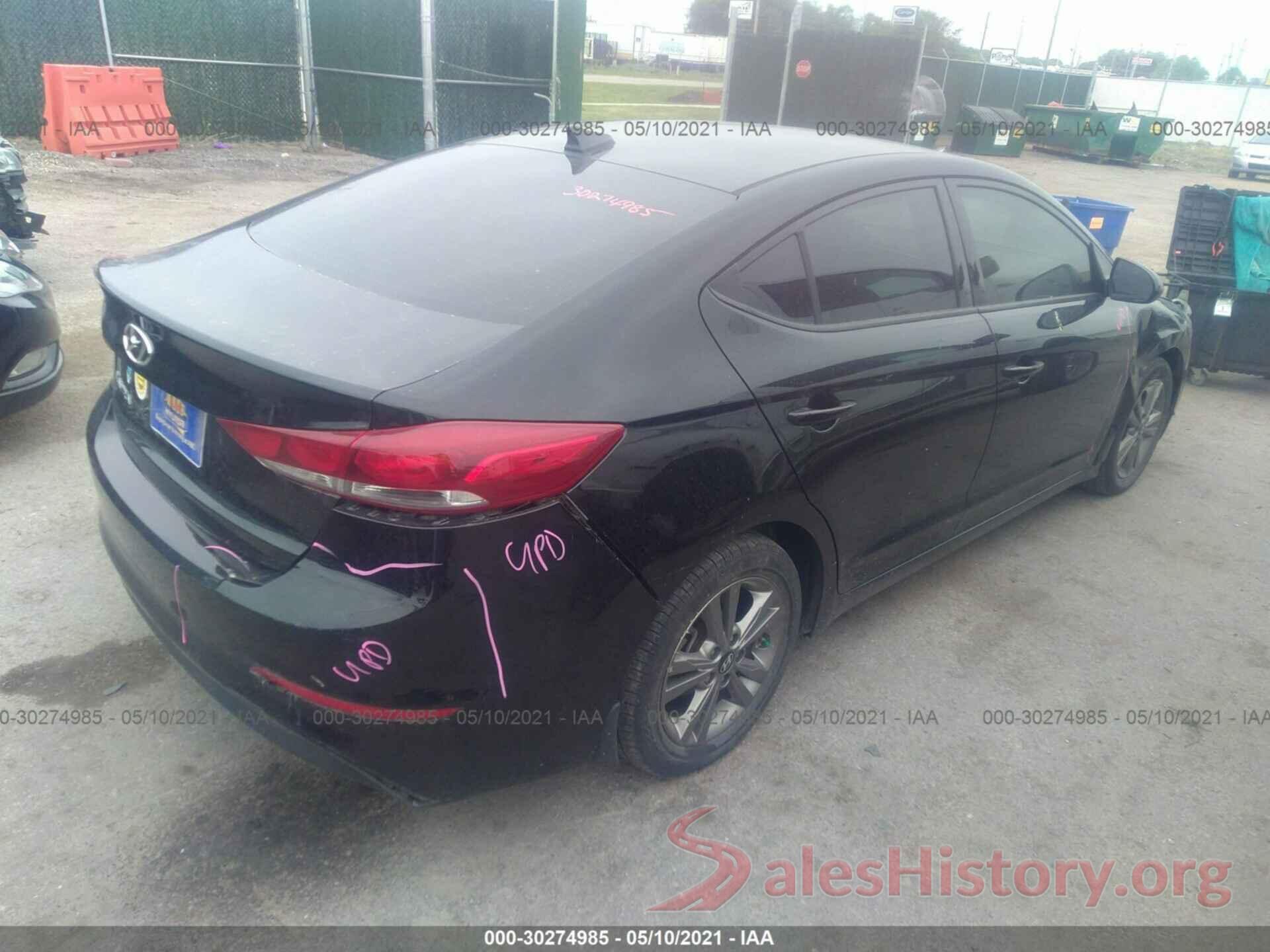 5NPD84LF0JH262669 2018 HYUNDAI ELANTRA