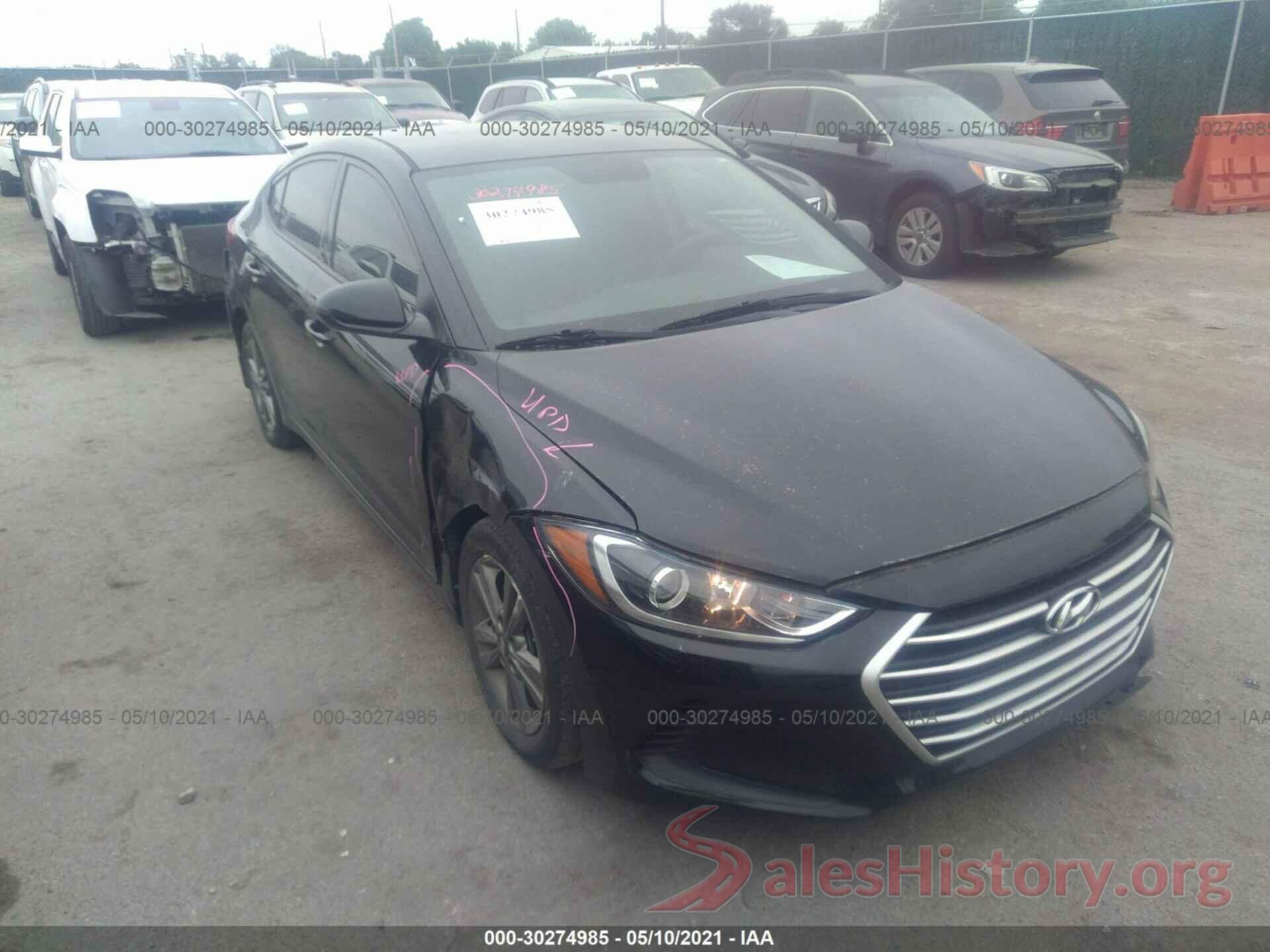 5NPD84LF0JH262669 2018 HYUNDAI ELANTRA