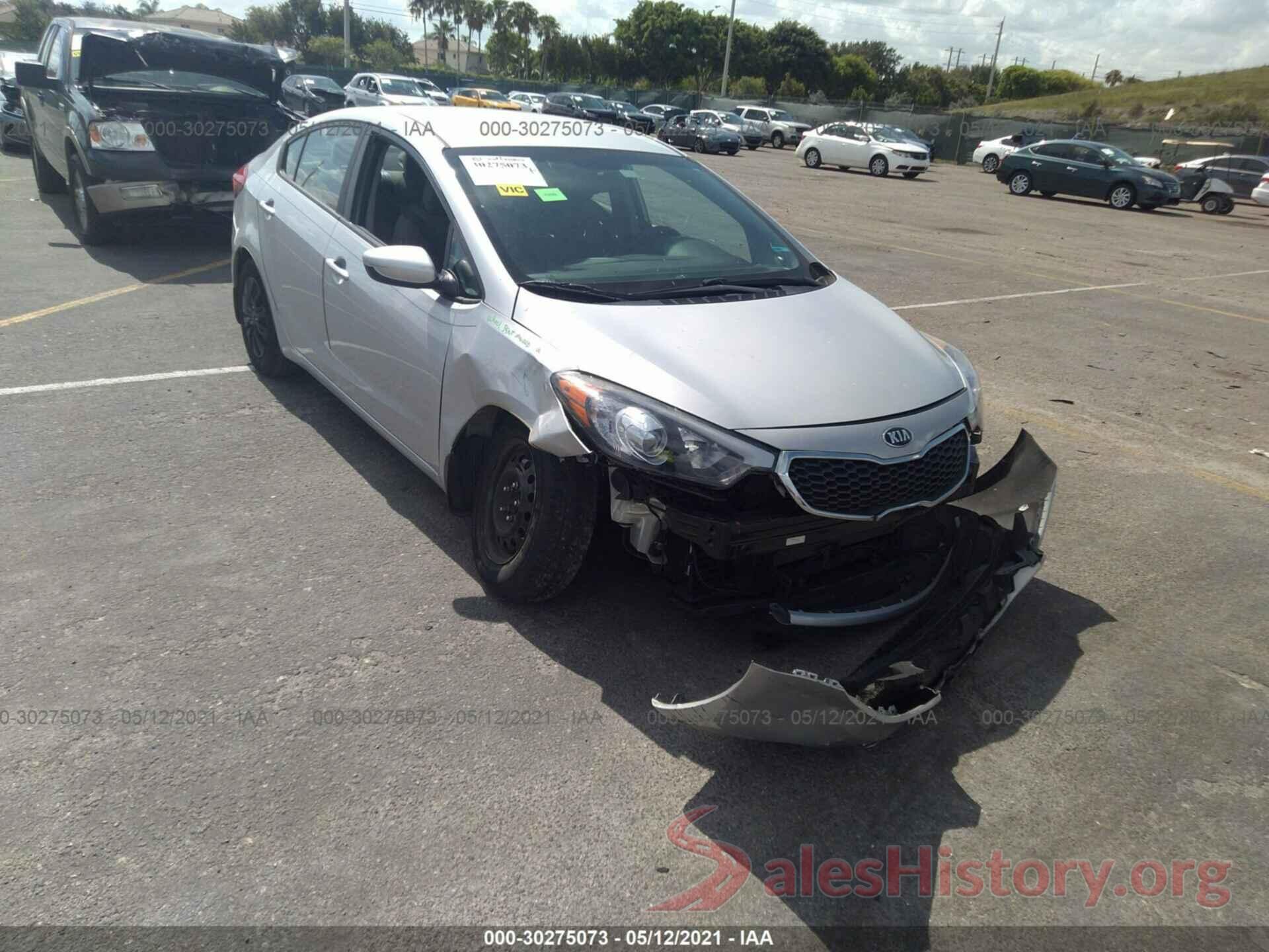 KNAFK4A68G5534985 2016 KIA FORTE