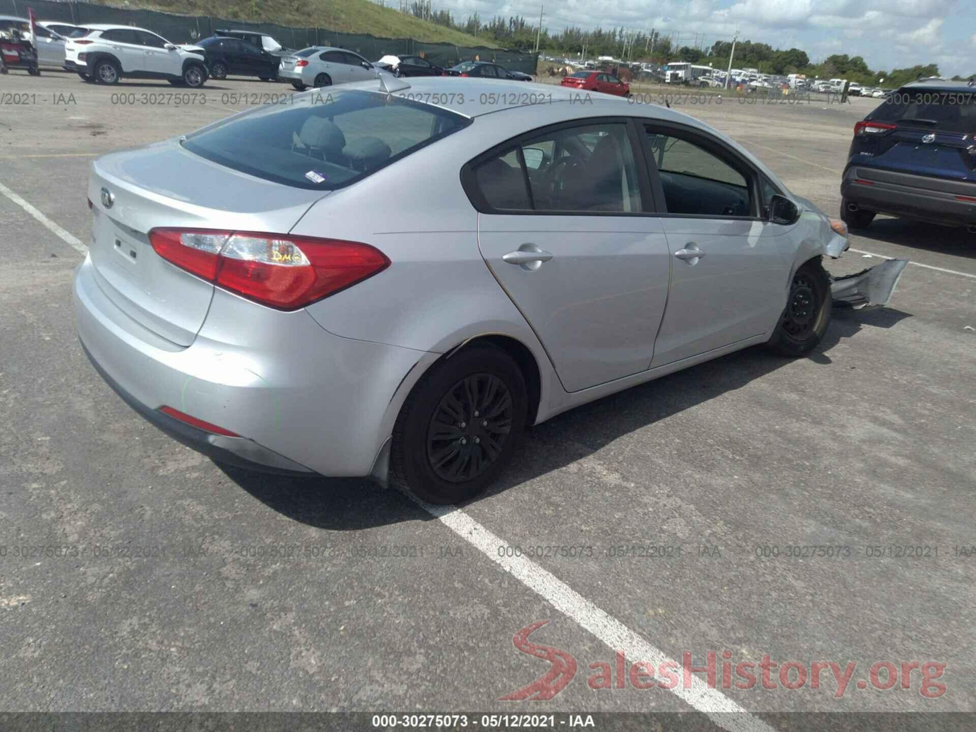 KNAFK4A68G5534985 2016 KIA FORTE