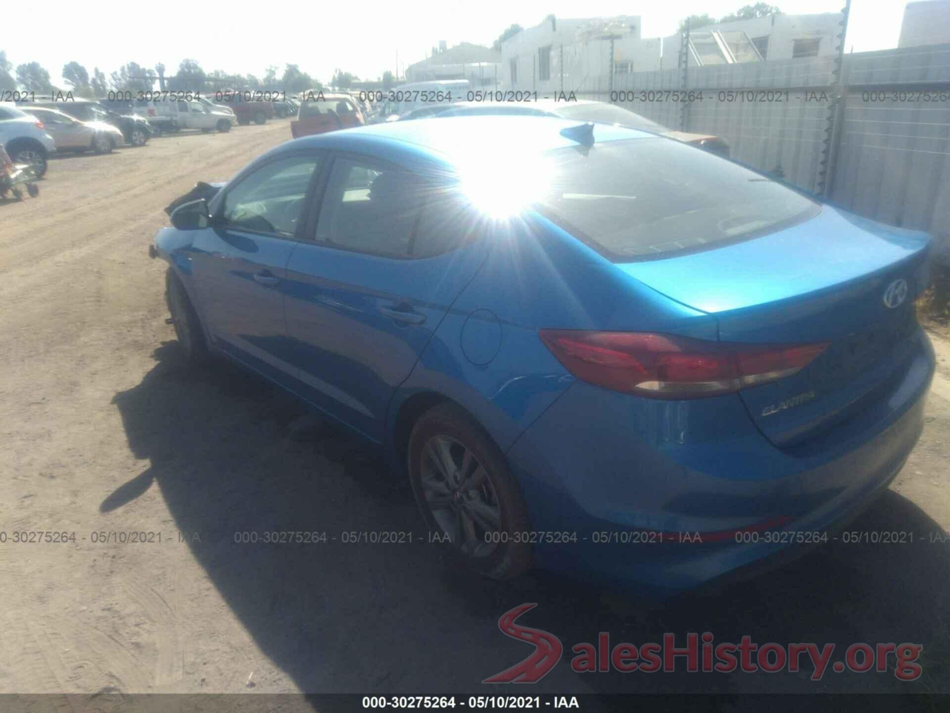 5NPD84LF5JH215699 2018 HYUNDAI ELANTRA