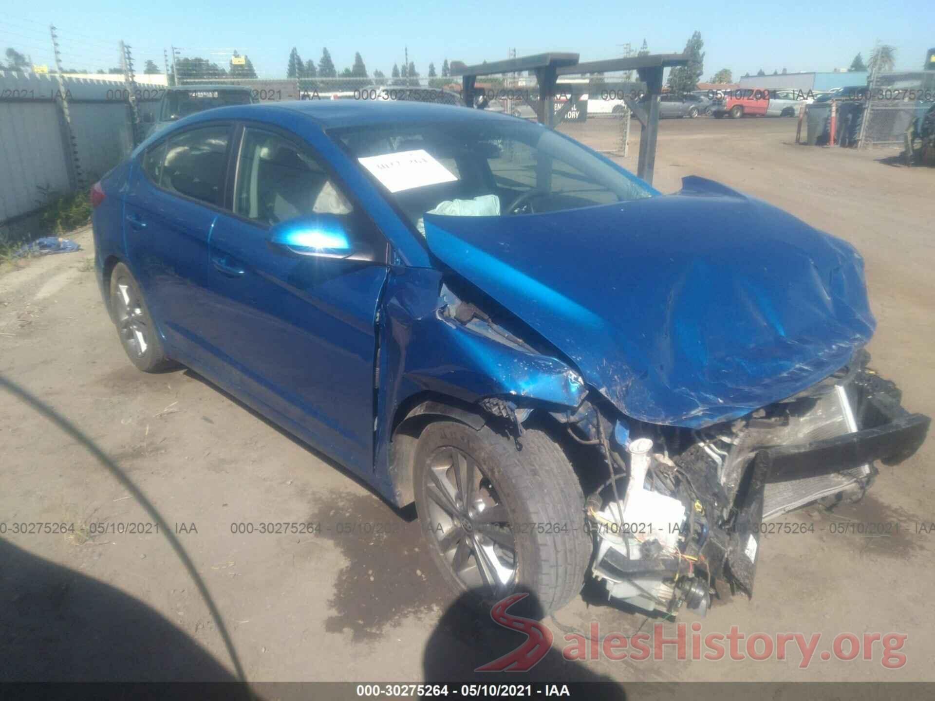 5NPD84LF5JH215699 2018 HYUNDAI ELANTRA