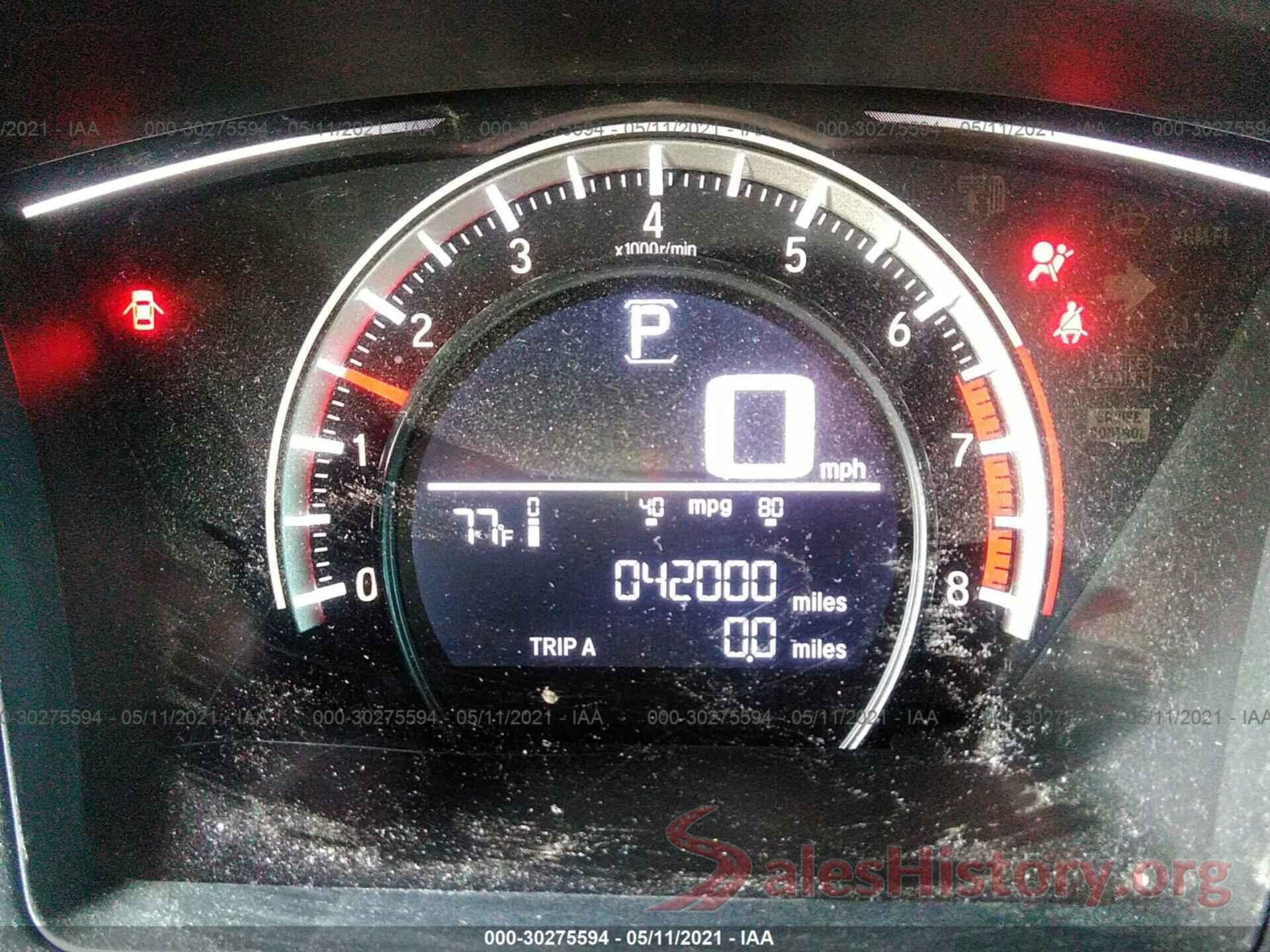 SHHFK7H4XHU228491 2017 HONDA CIVIC HATCHBACK