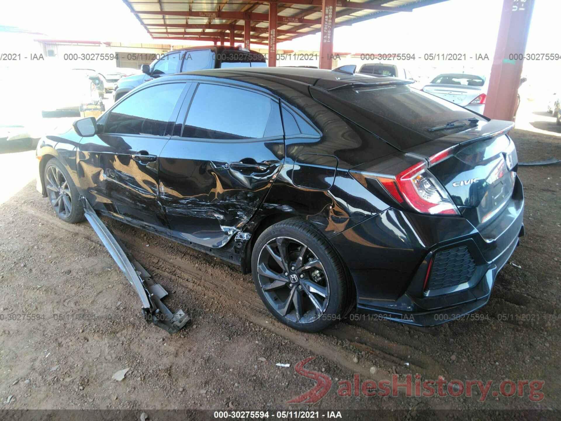 SHHFK7H4XHU228491 2017 HONDA CIVIC HATCHBACK