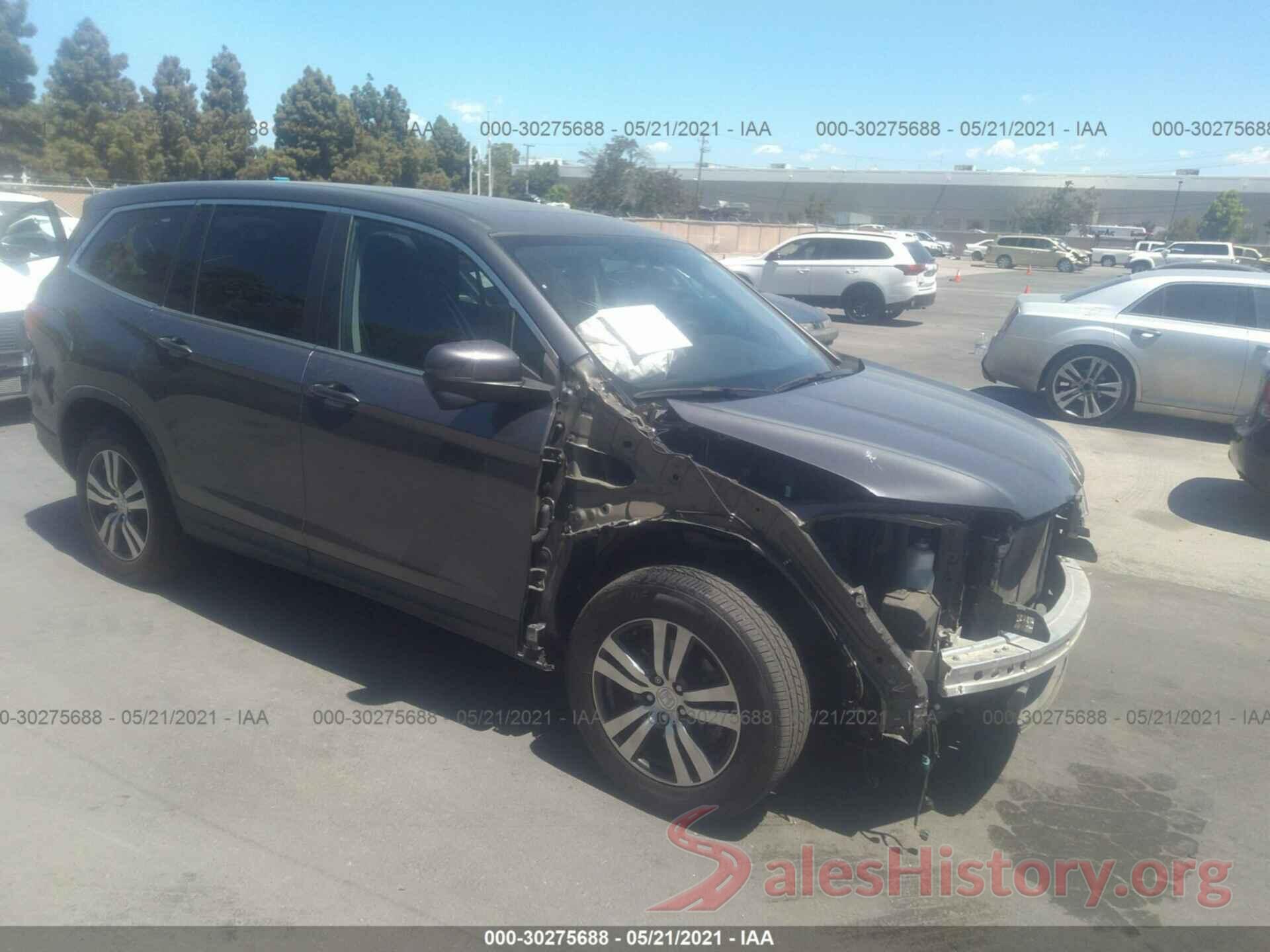 5FNYF6H58GB050872 2016 HONDA PILOT