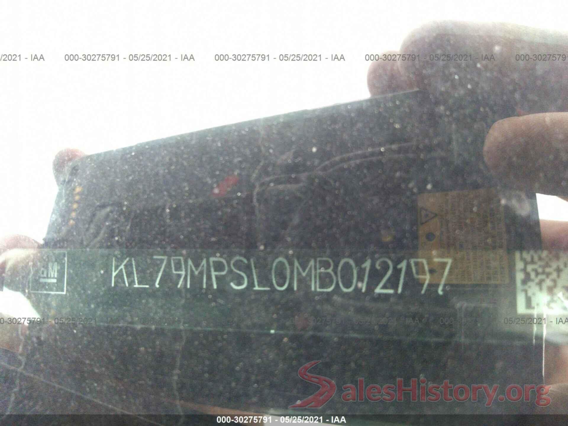 KL79MPSL0MB012197 2021 CHEVROLET TRAILBLAZER