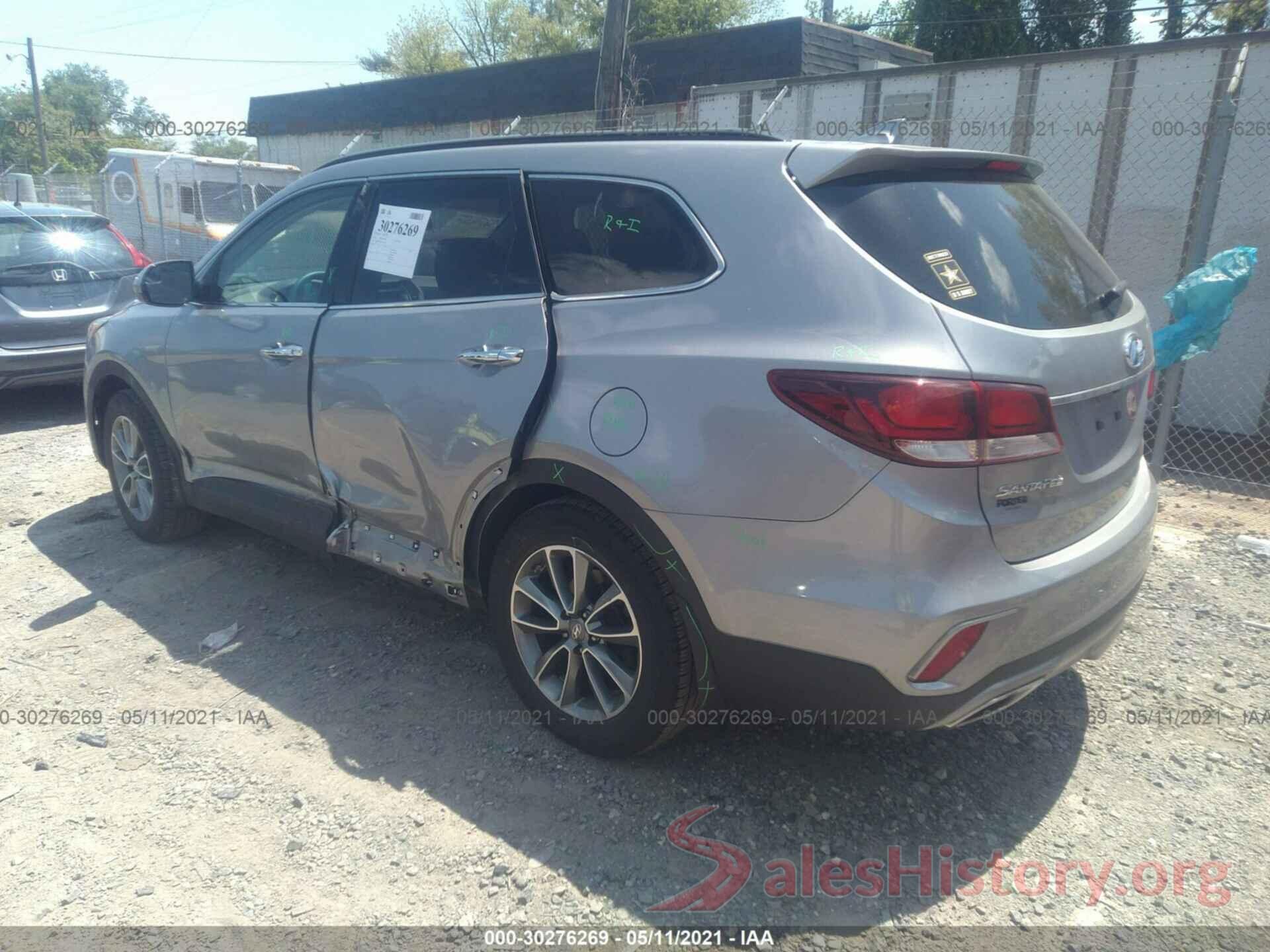 KM8SM4HF0HU188807 2017 HYUNDAI SANTA FE