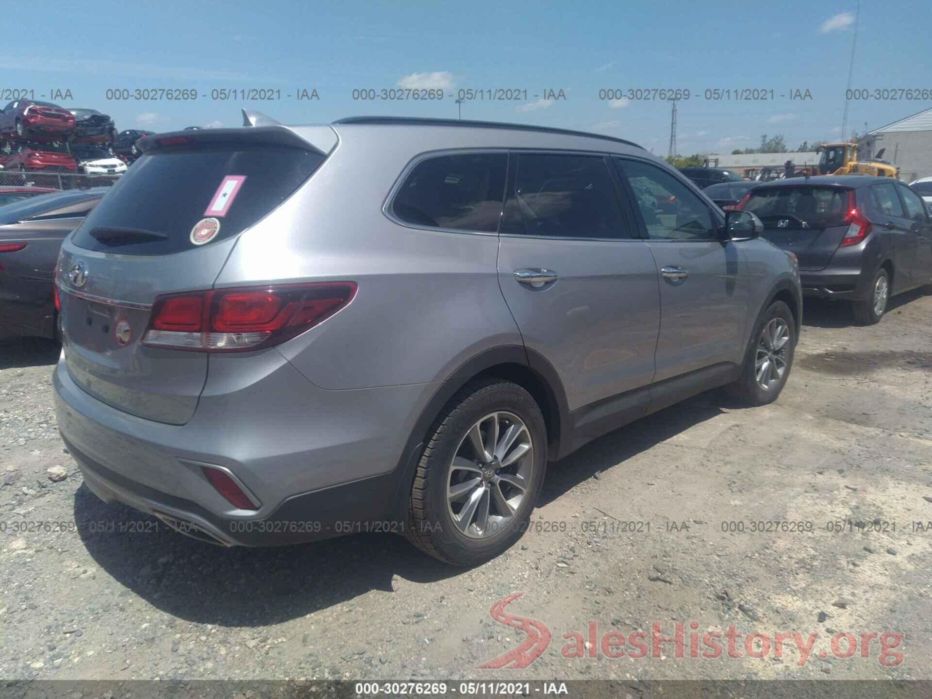 KM8SM4HF0HU188807 2017 HYUNDAI SANTA FE