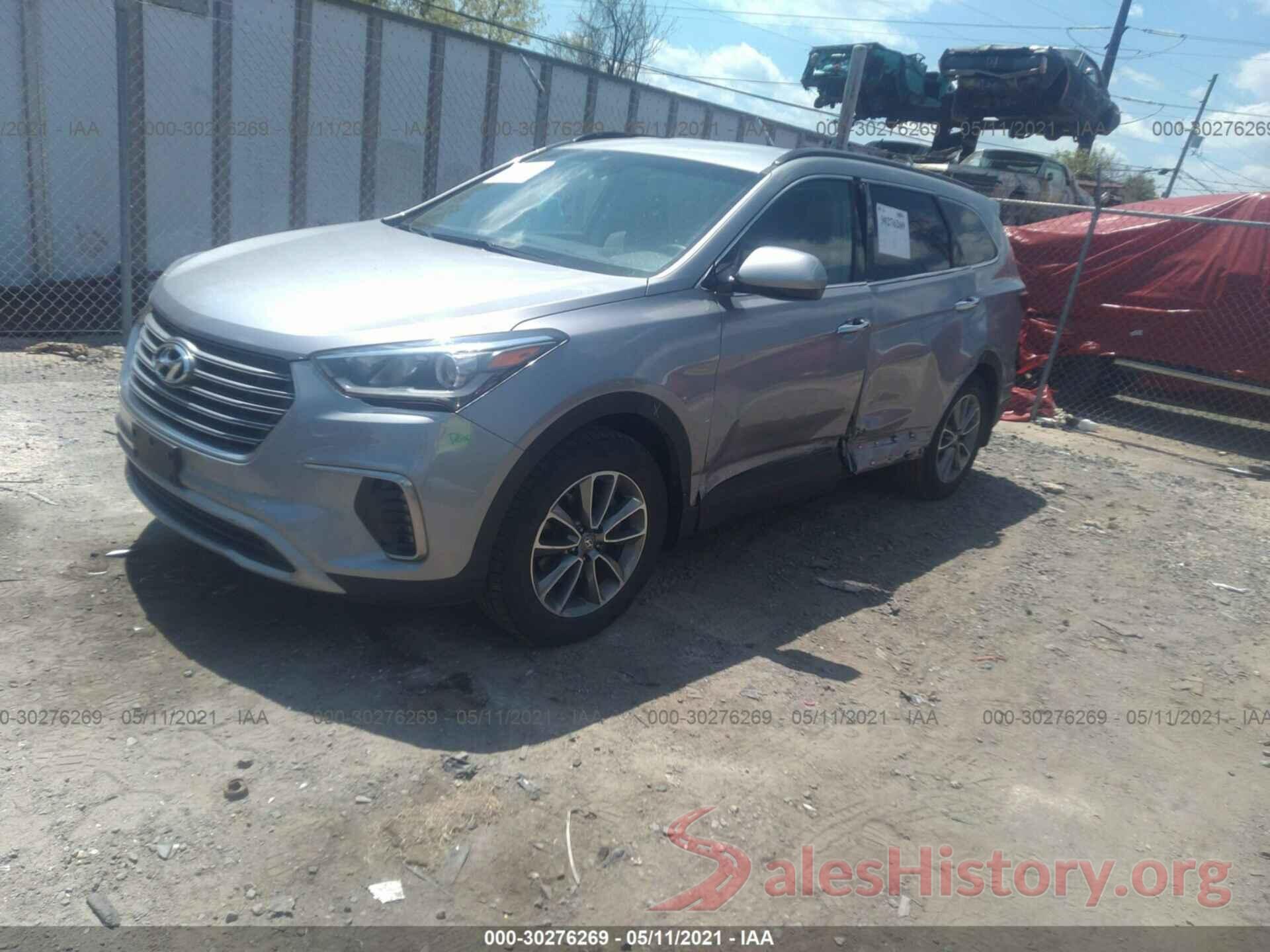 KM8SM4HF0HU188807 2017 HYUNDAI SANTA FE