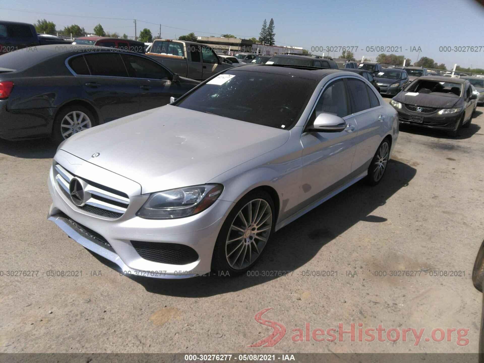 55SWF4JB1GU157126 2016 MERCEDES-BENZ C-CLASS