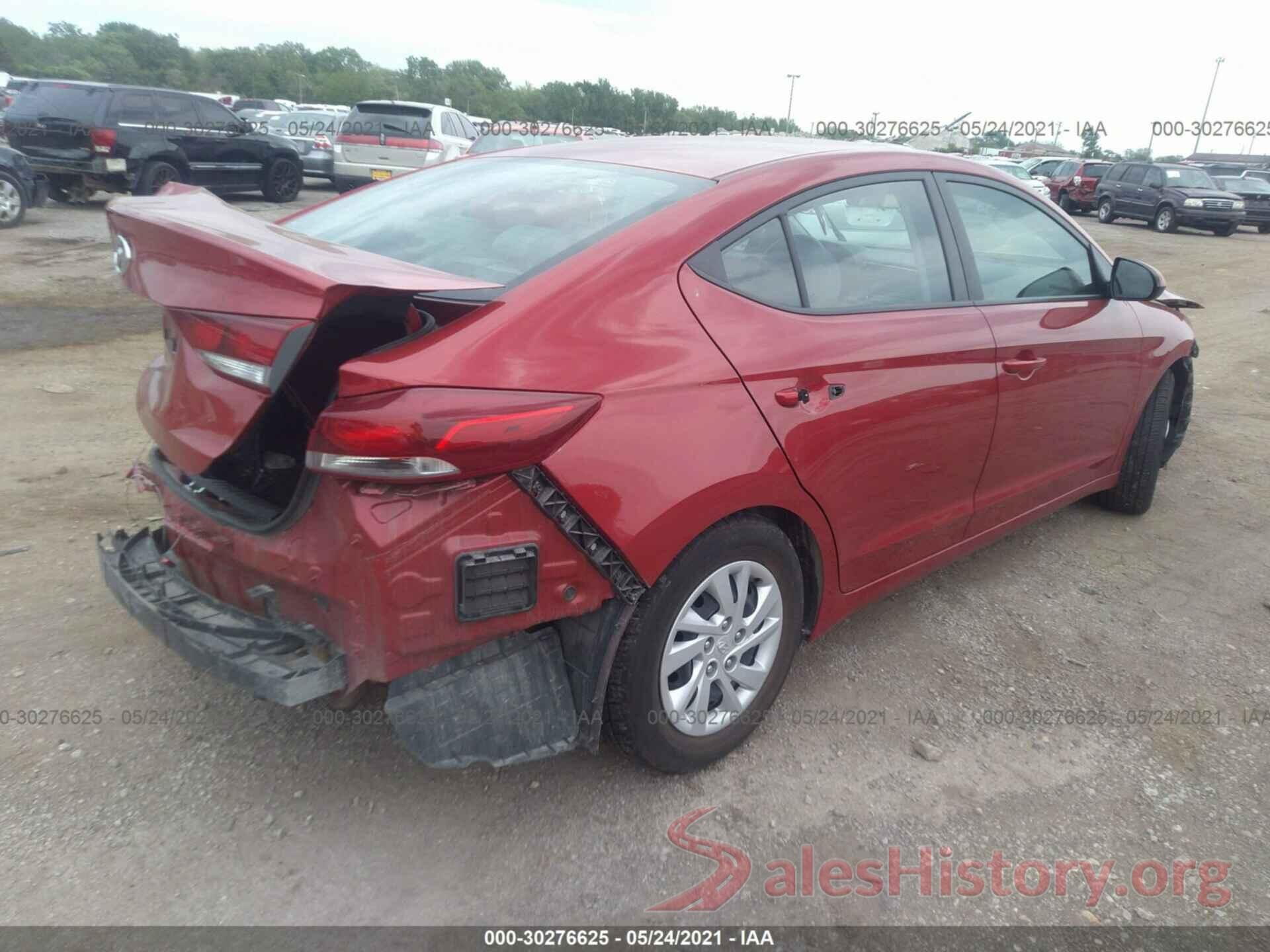 5NPD74LF3JH342275 2018 HYUNDAI ELANTRA