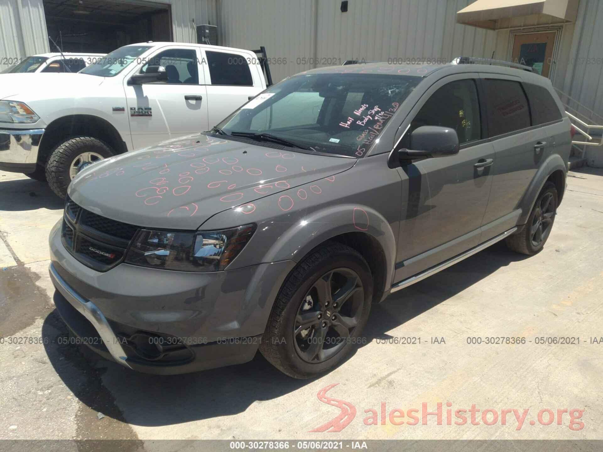 3C4PDCGBXLT270243 2020 DODGE JOURNEY