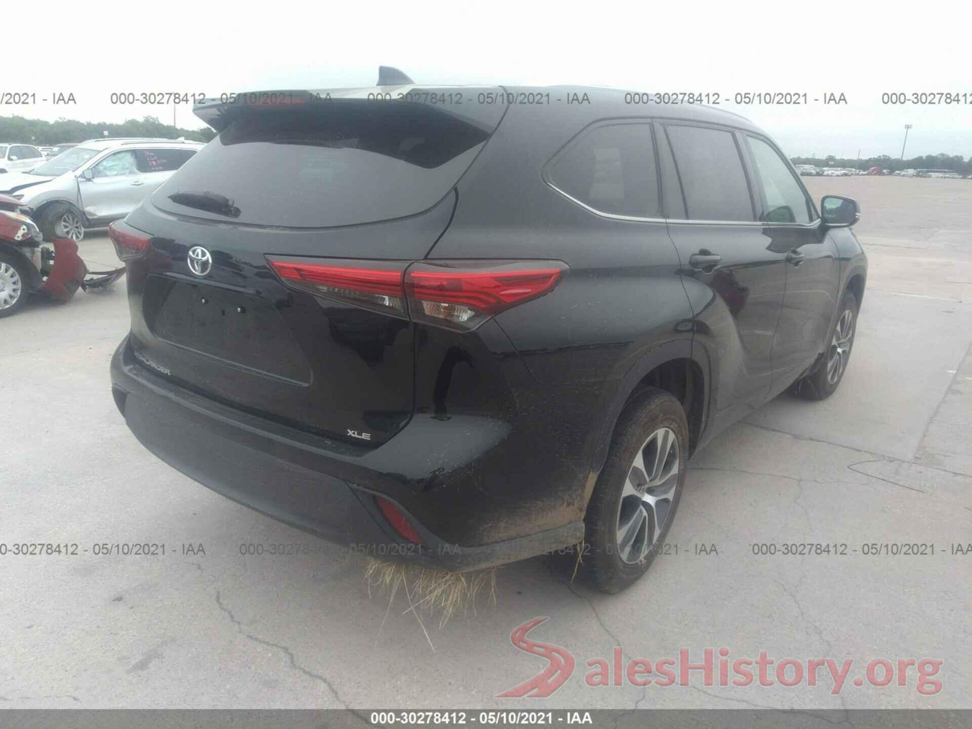 5TDGZRAH6LS500579 2020 TOYOTA HIGHLANDER