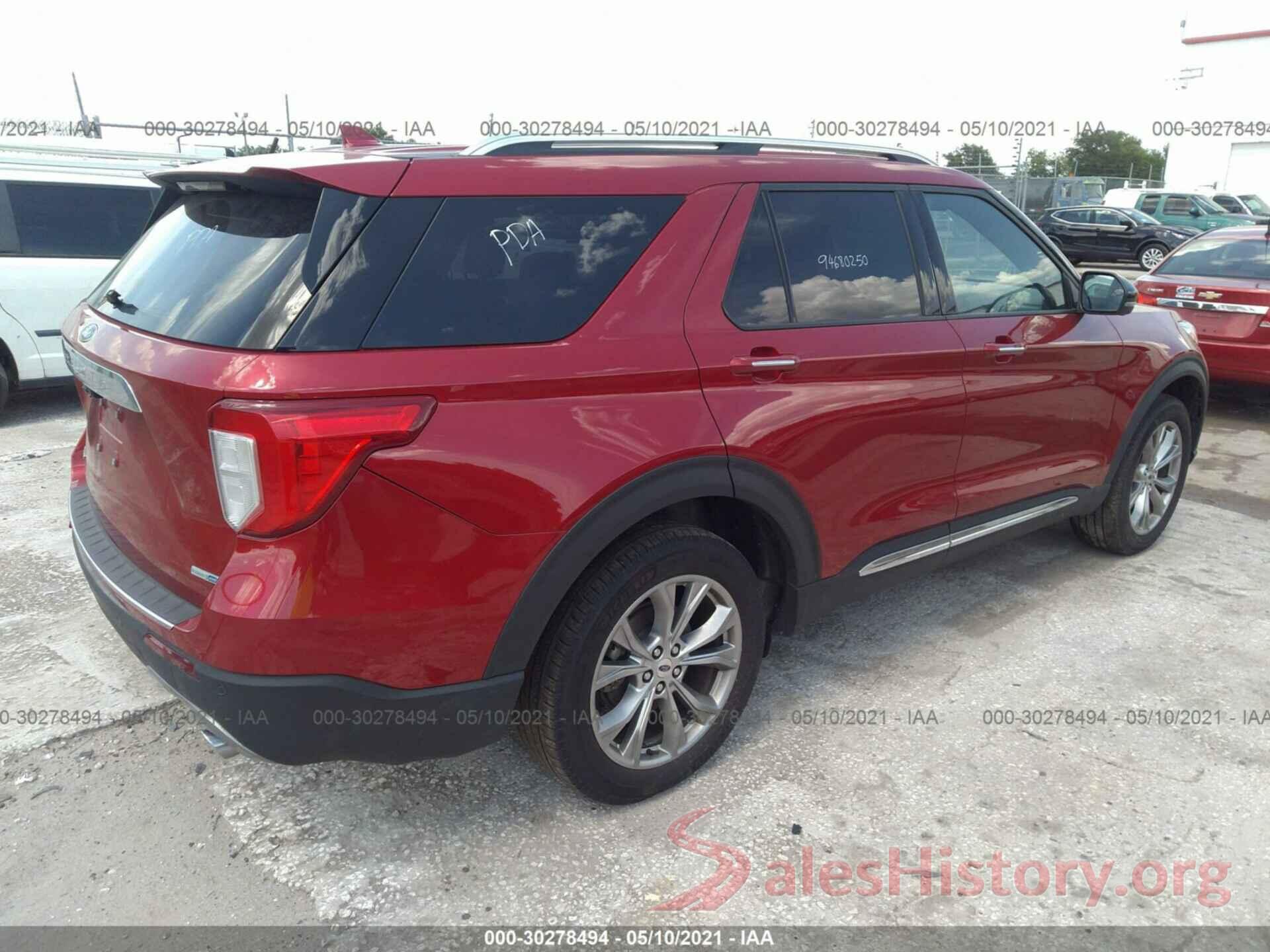 1FMSK8FH0LGC04318 2020 FORD EXPLORER