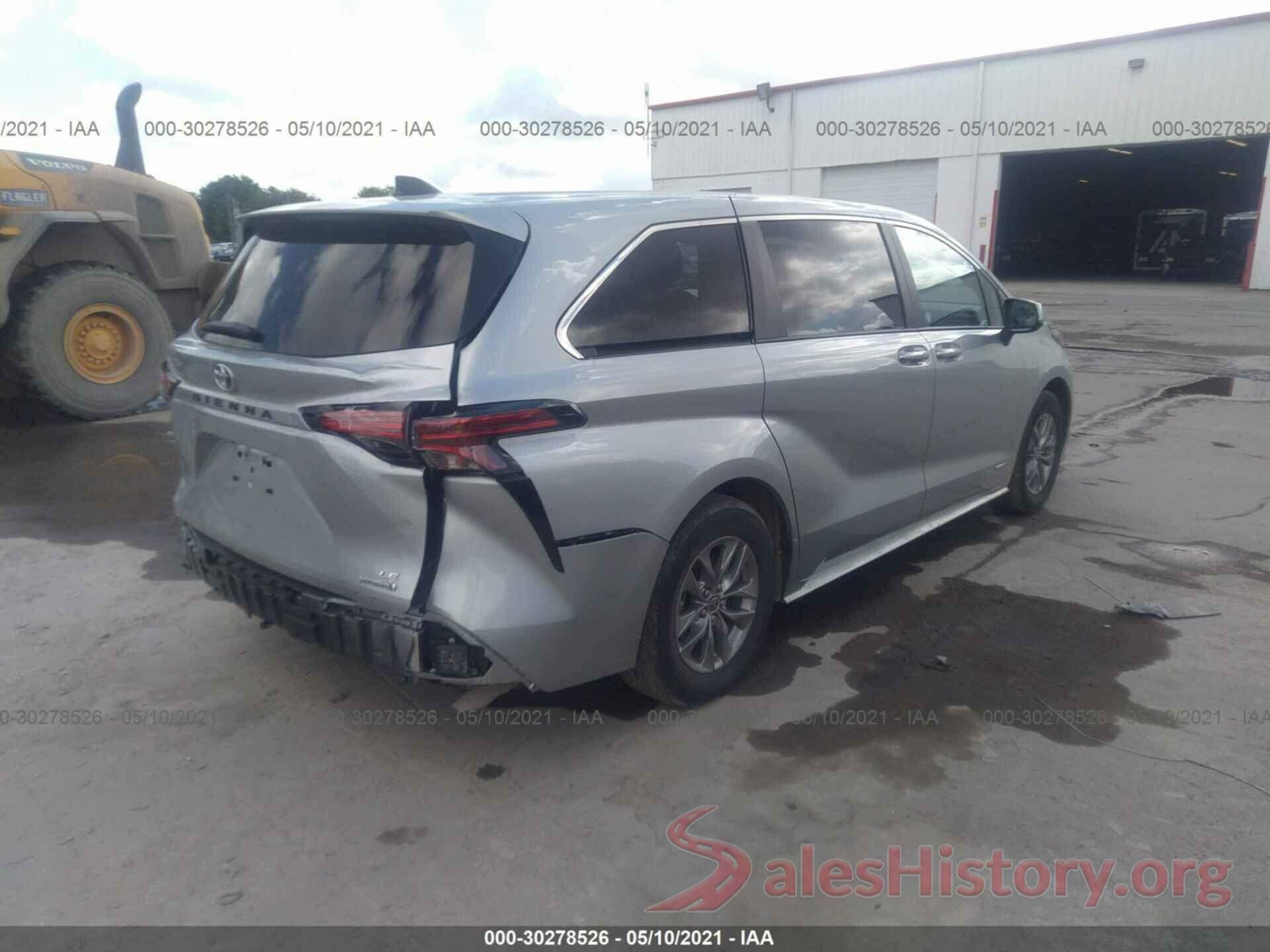 5TDKRKEC1MS017079 2021 TOYOTA SIENNA