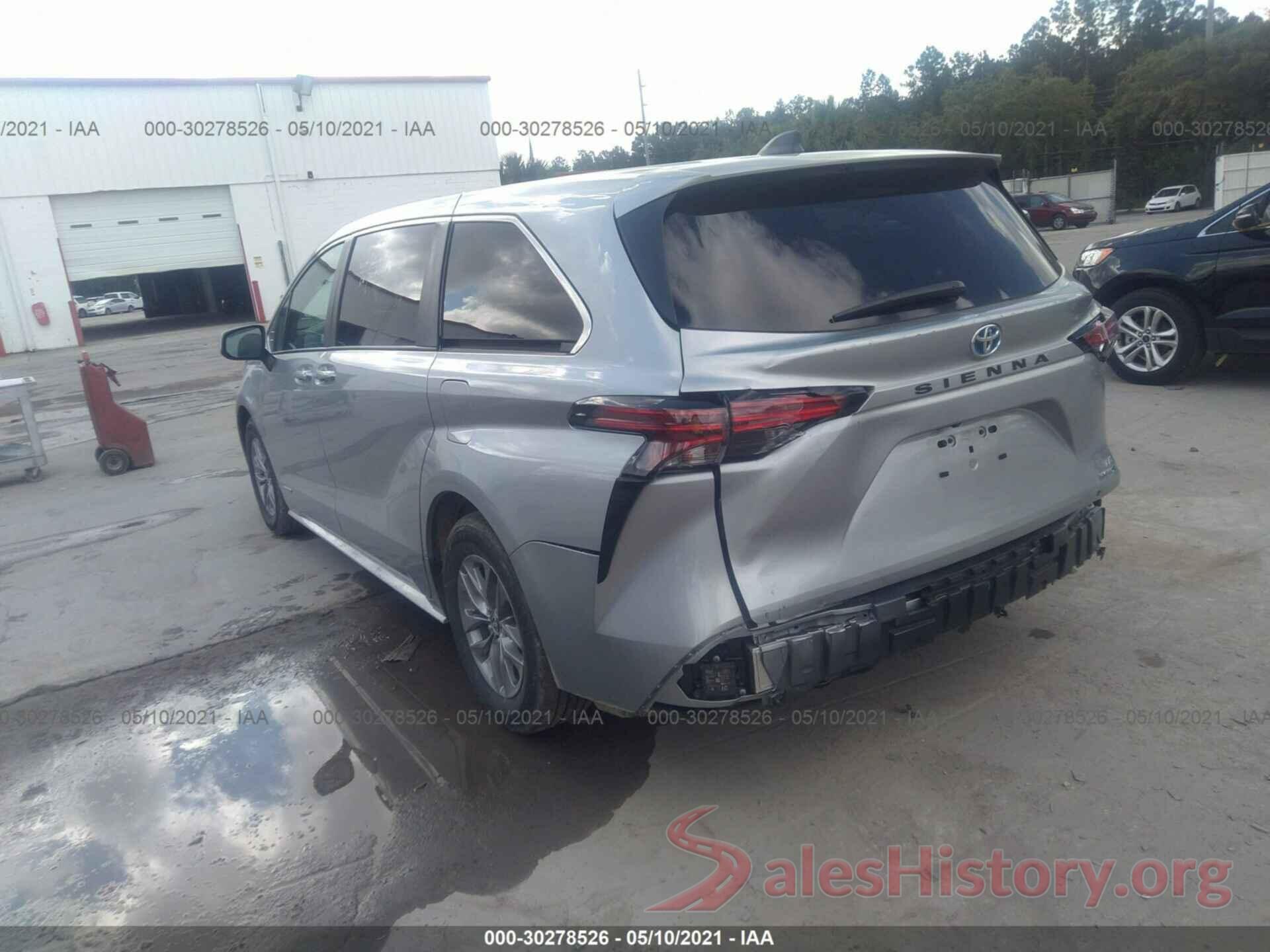 5TDKRKEC1MS017079 2021 TOYOTA SIENNA