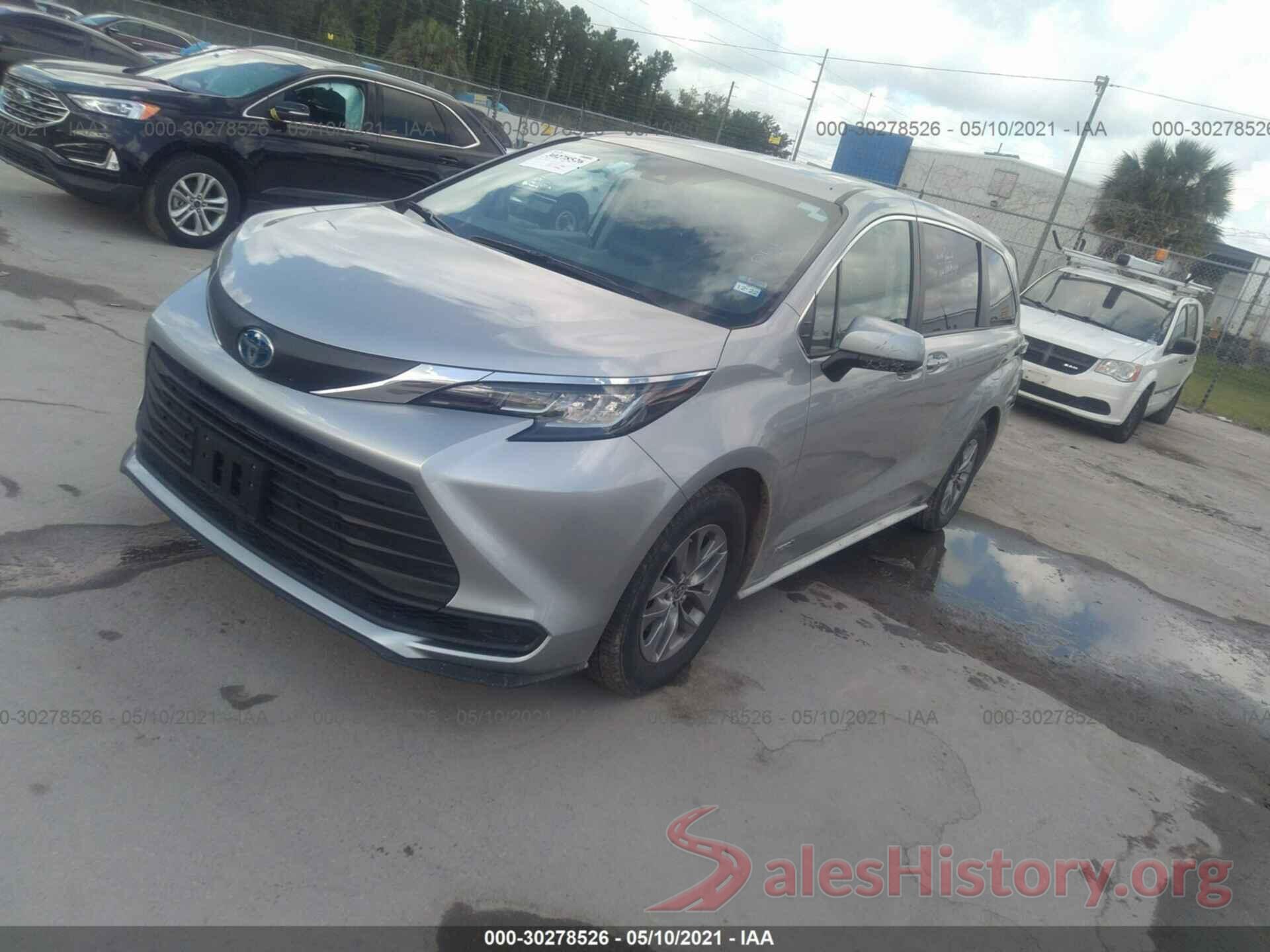 5TDKRKEC1MS017079 2021 TOYOTA SIENNA