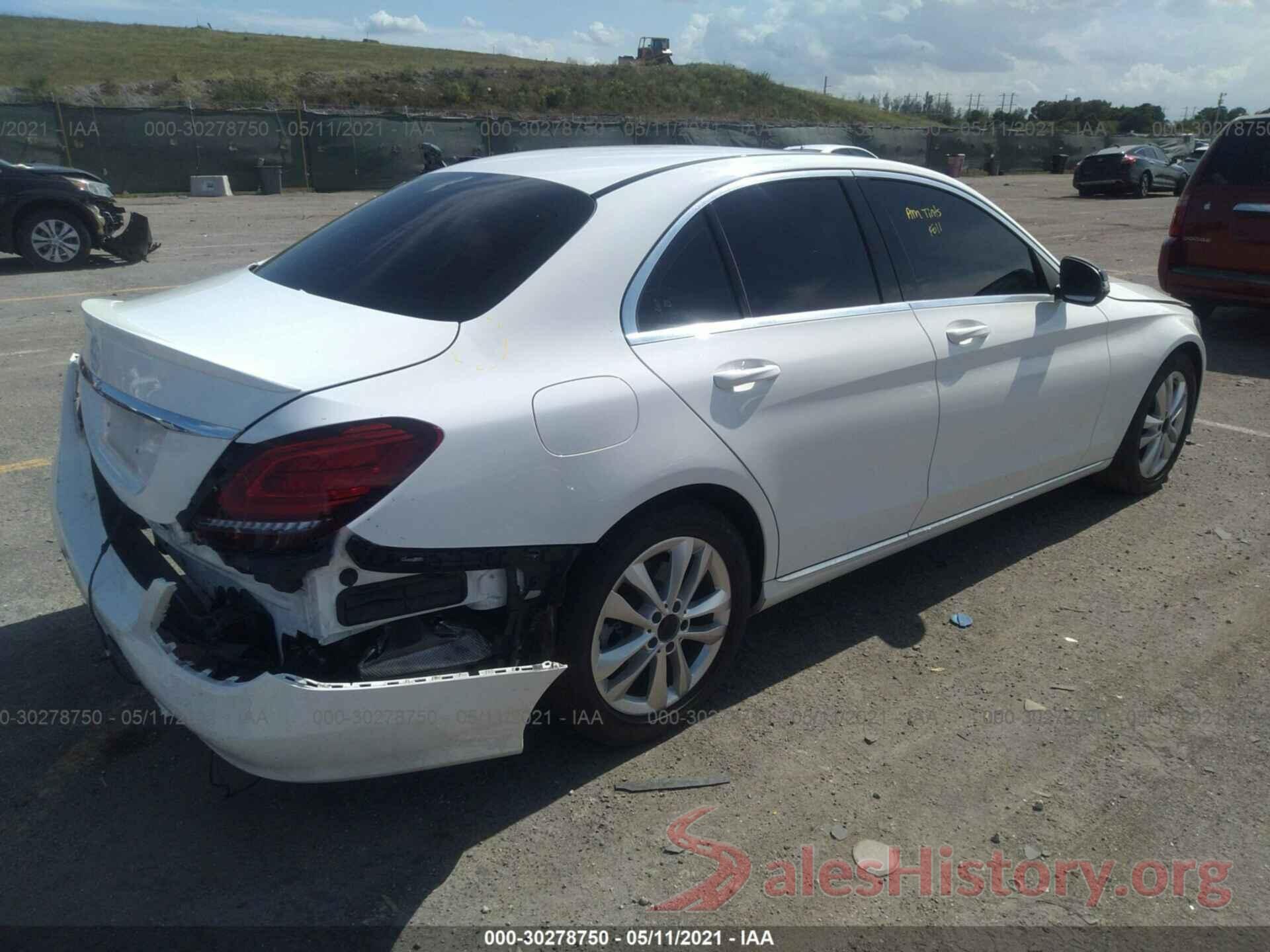 55SWF8DB8KU294320 2019 MERCEDES-BENZ C-CLASS