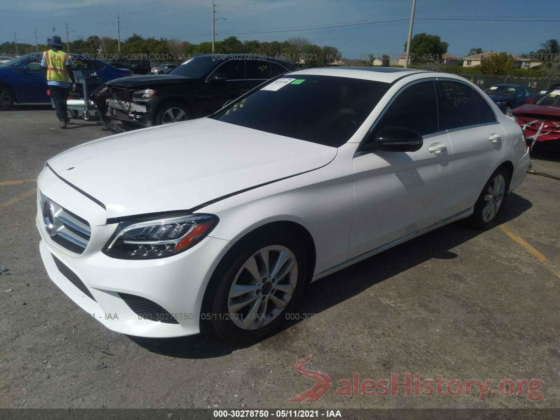 55SWF8DB8KU294320 2019 MERCEDES-BENZ C-CLASS